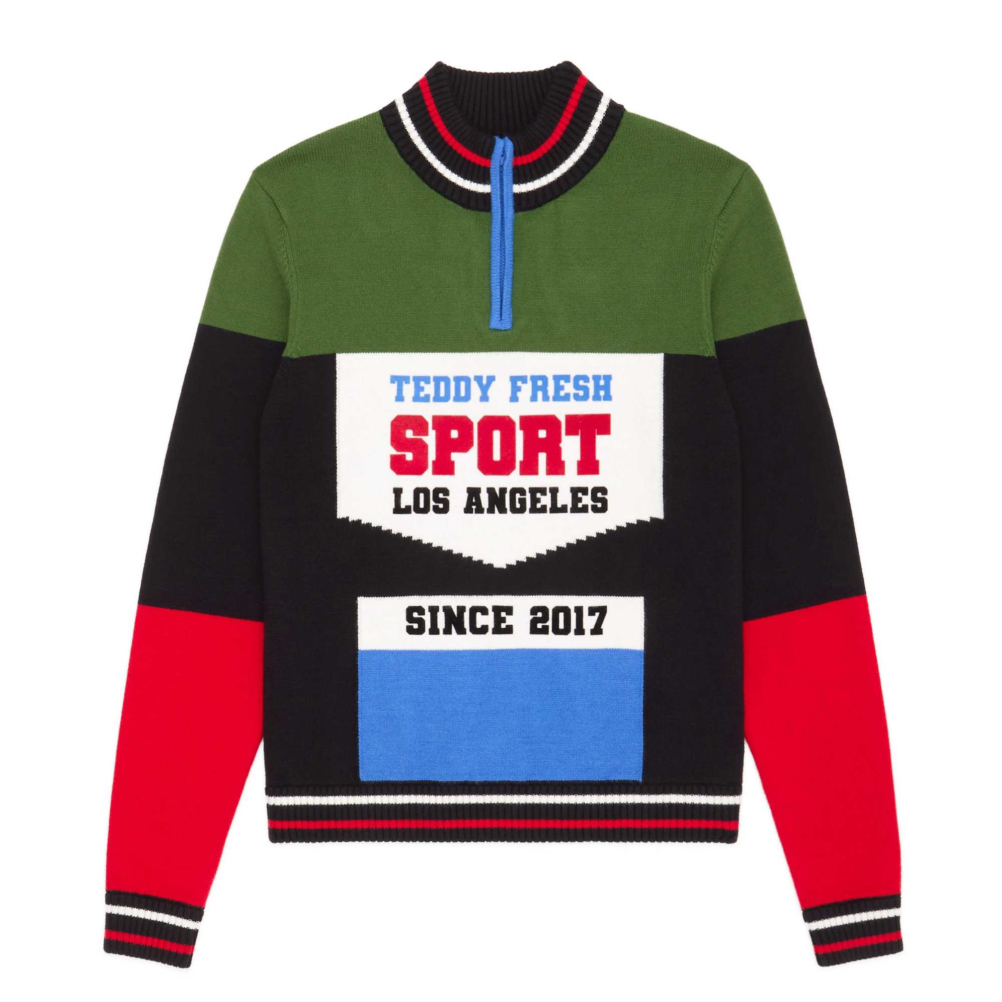 Multi Teddy Fresh Bike Jersey Zip Sweater | MTASDN687