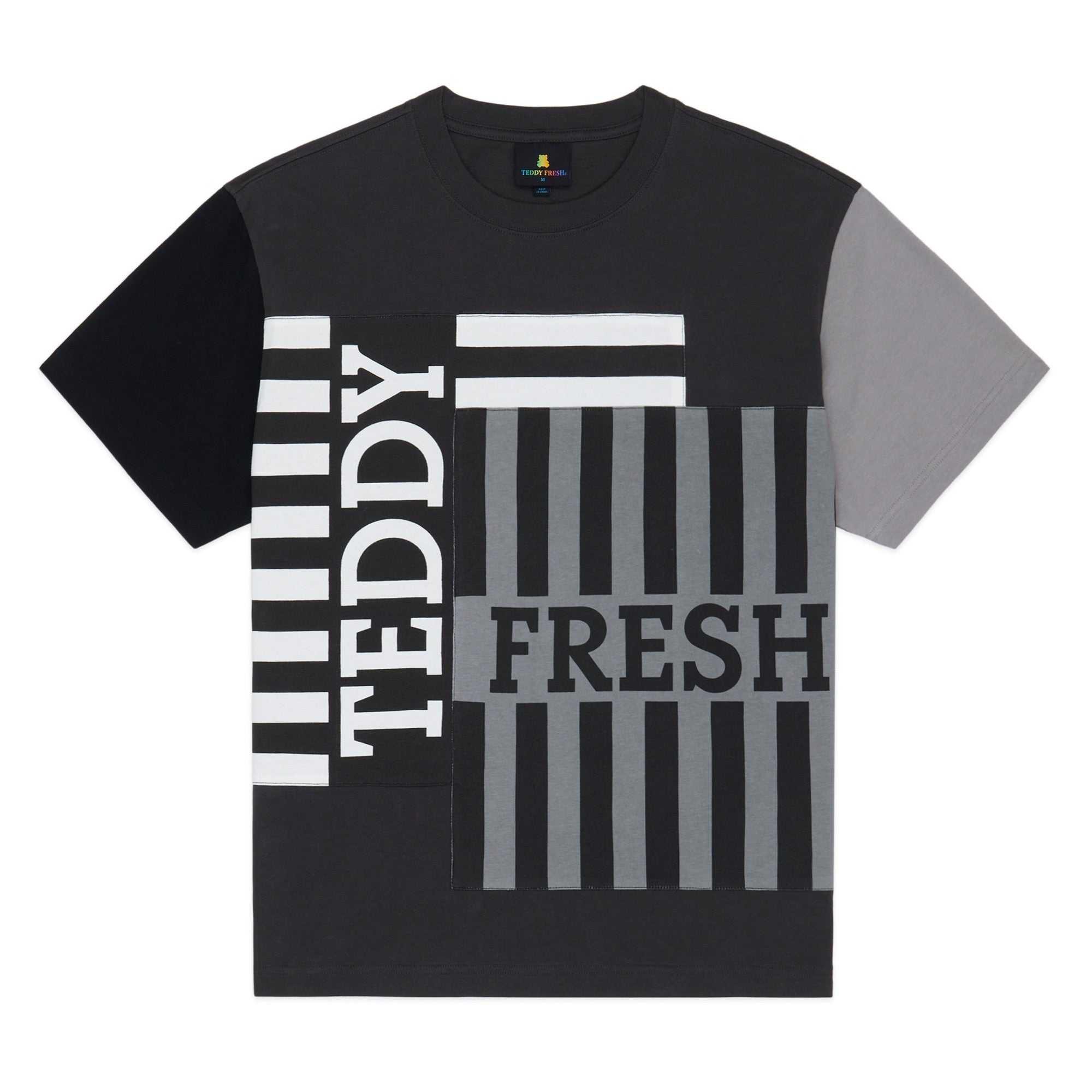 Multi Teddy Fresh Box Paneled Tee | RTIAXV356