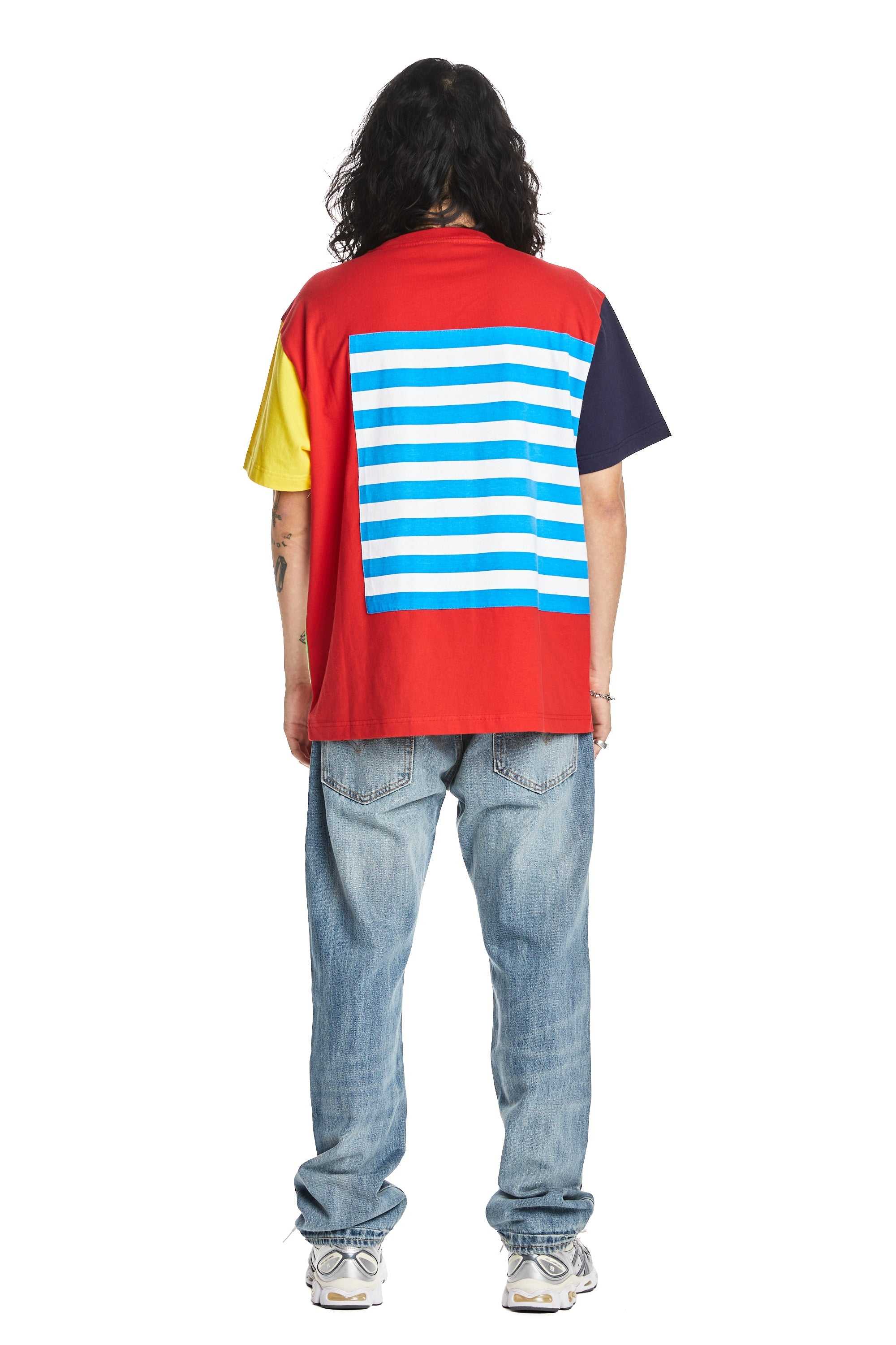 Multi Teddy Fresh Box Paneled Tee | RTIAXV356