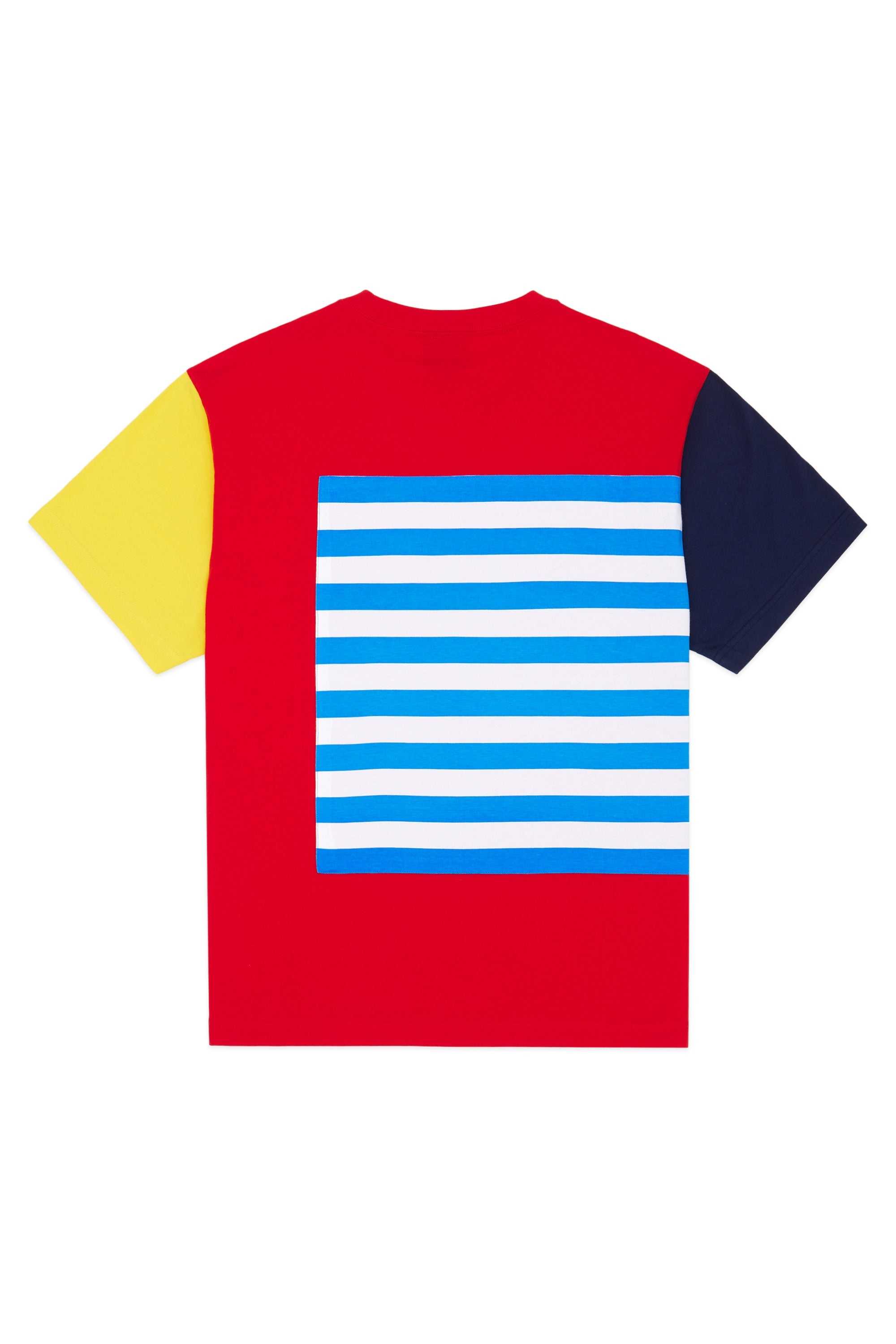 Multi Teddy Fresh Box Paneled Tee | RTIAXV356