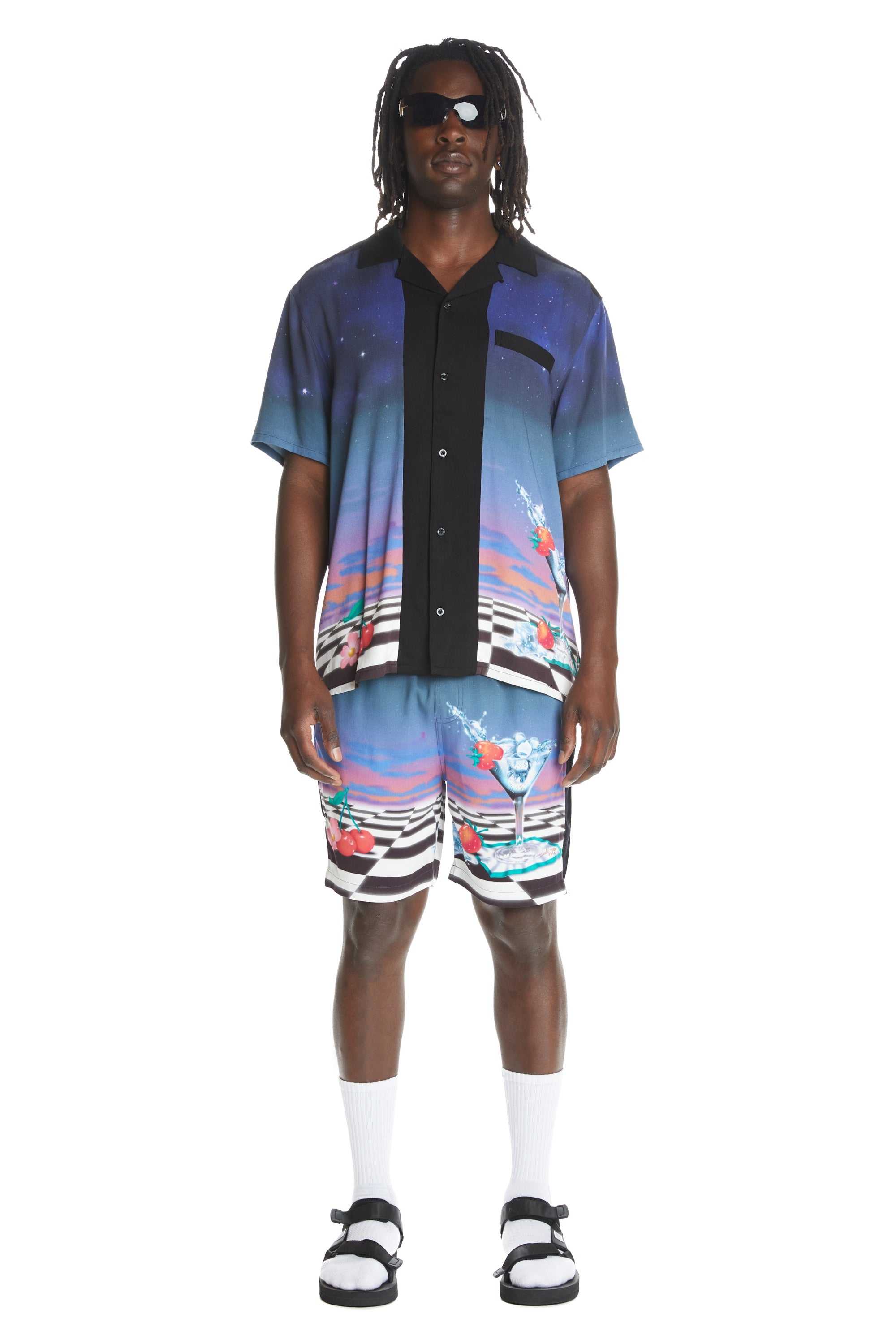 Multi Teddy Fresh Dreamscape Shirt | OITZER201