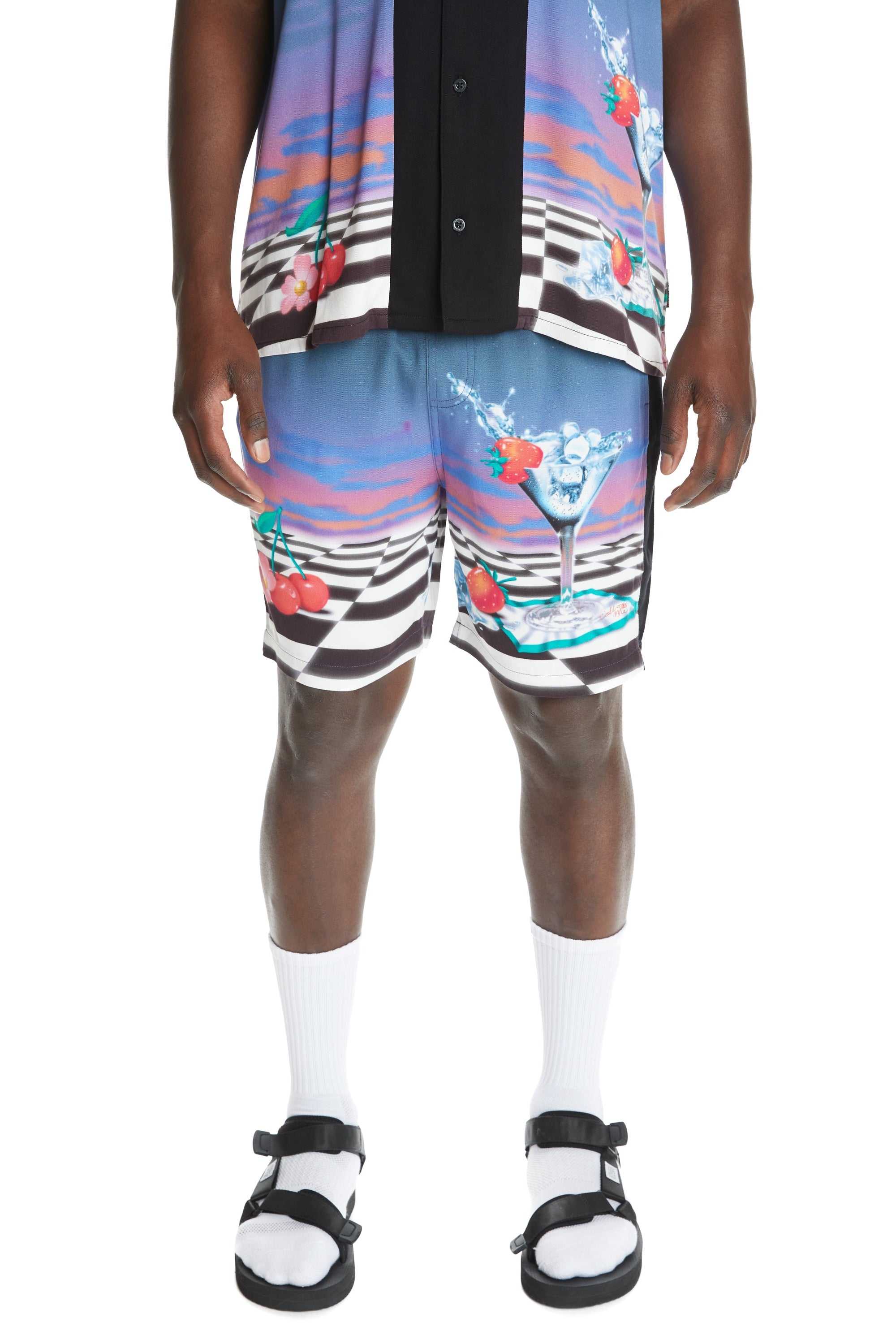 Multi Teddy Fresh Dreamscape Shorts | ZWVJPG239