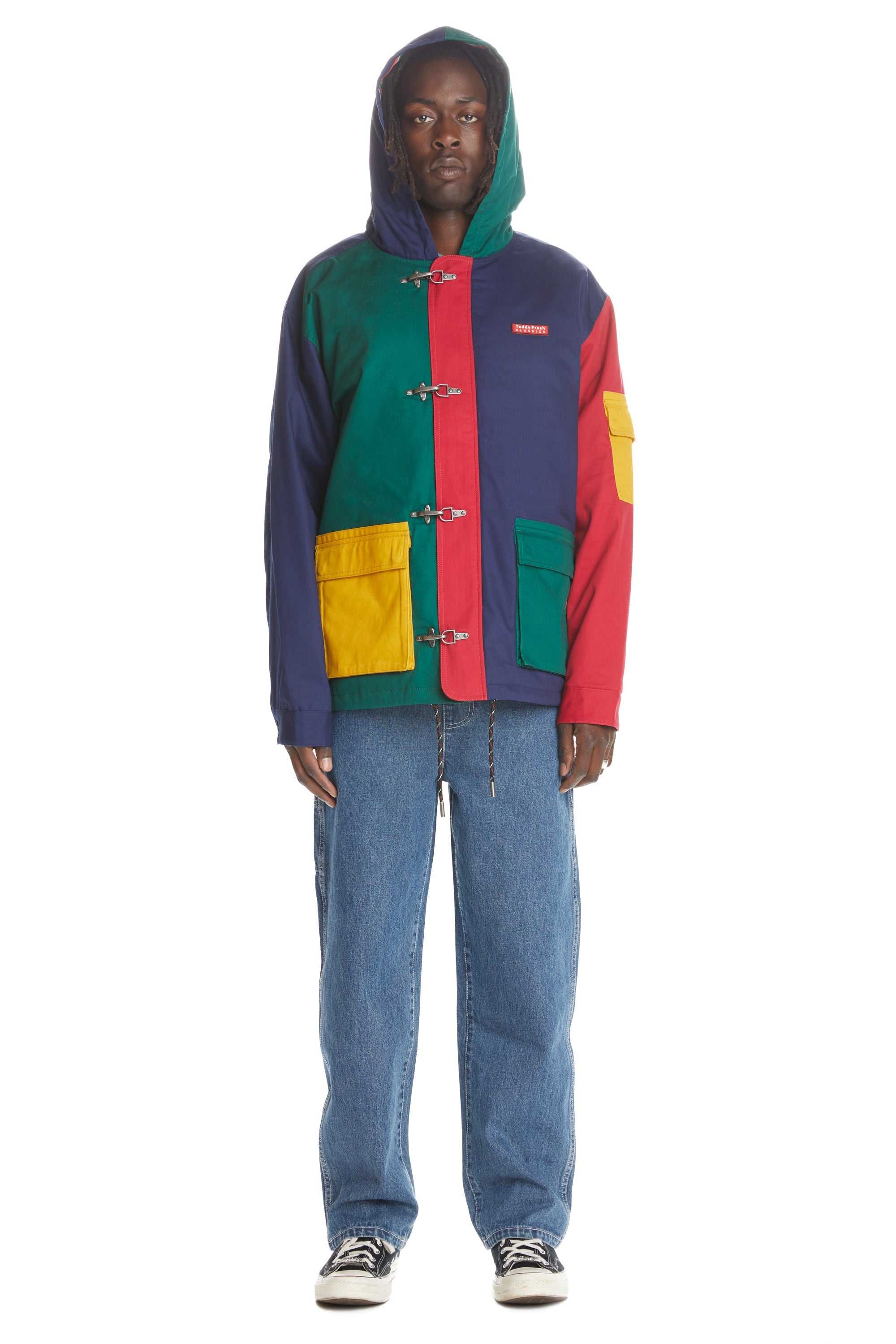 Multi Teddy Fresh Fireman Style Toggle Clasp Chore Jacket | WSACOL215