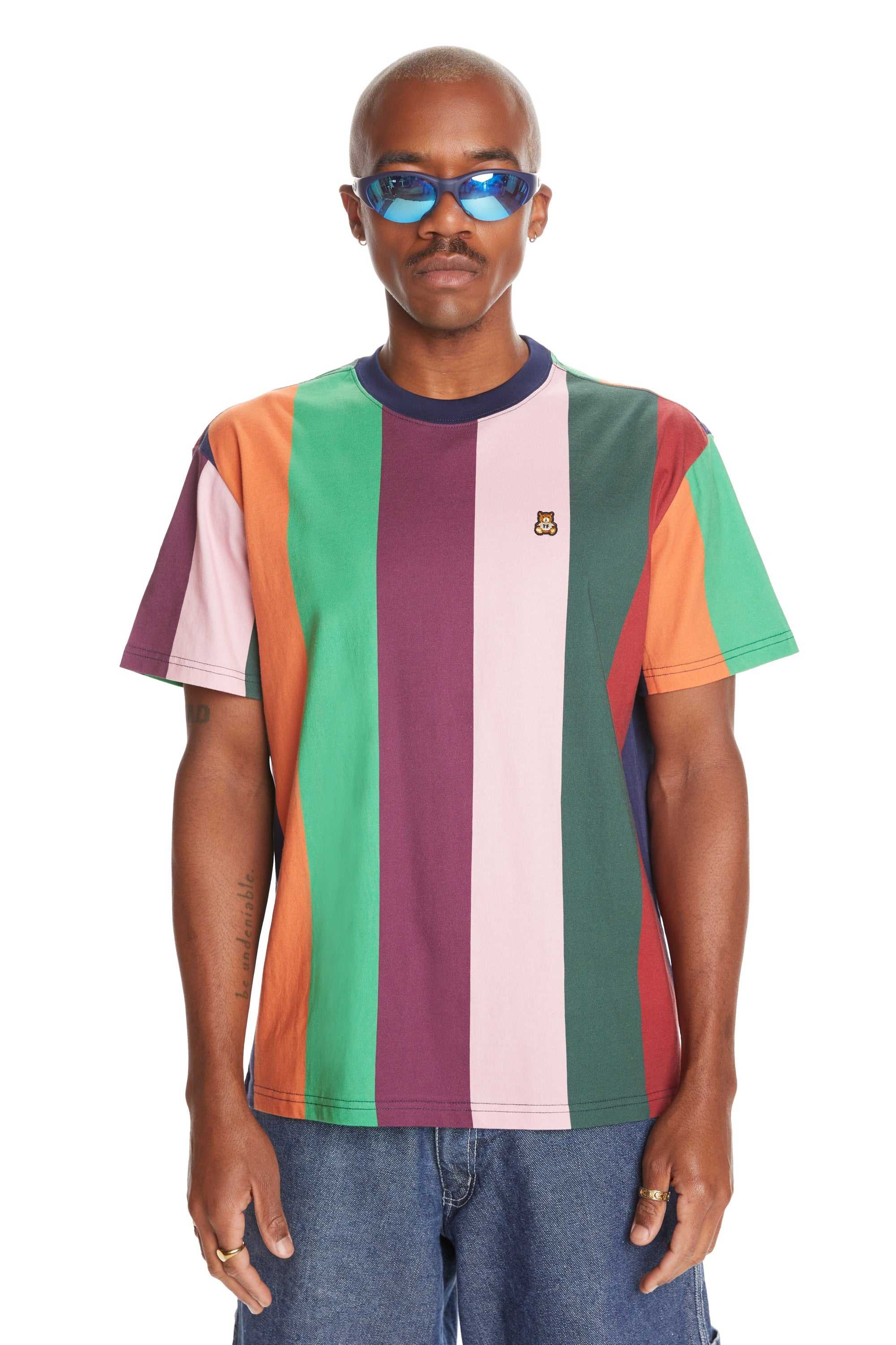 Multi Teddy Fresh Giant Stripe Tee | UBMXRK710