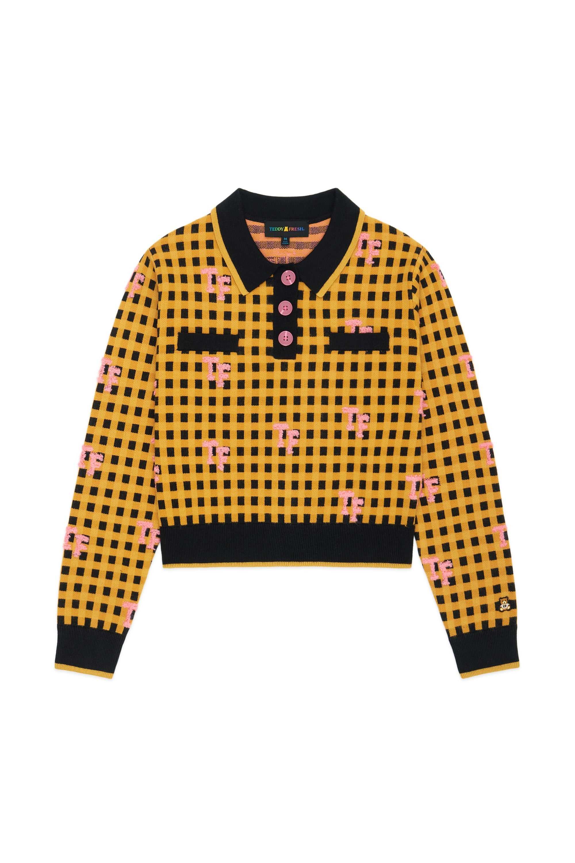 Multi Teddy Fresh Heritage Button Knit Top | MPYZOX572