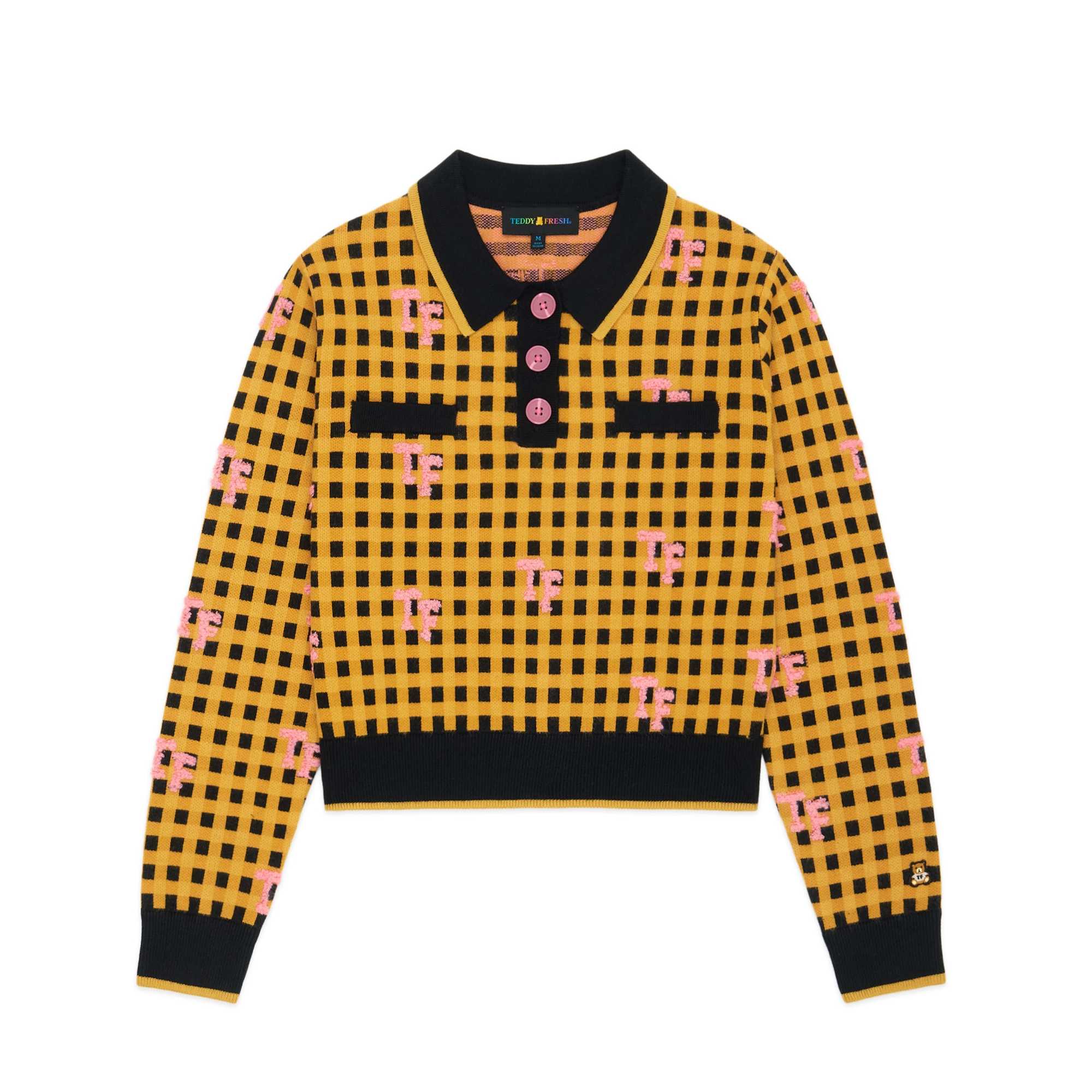 Multi Teddy Fresh Heritage Button Knit Top | MPYZOX572