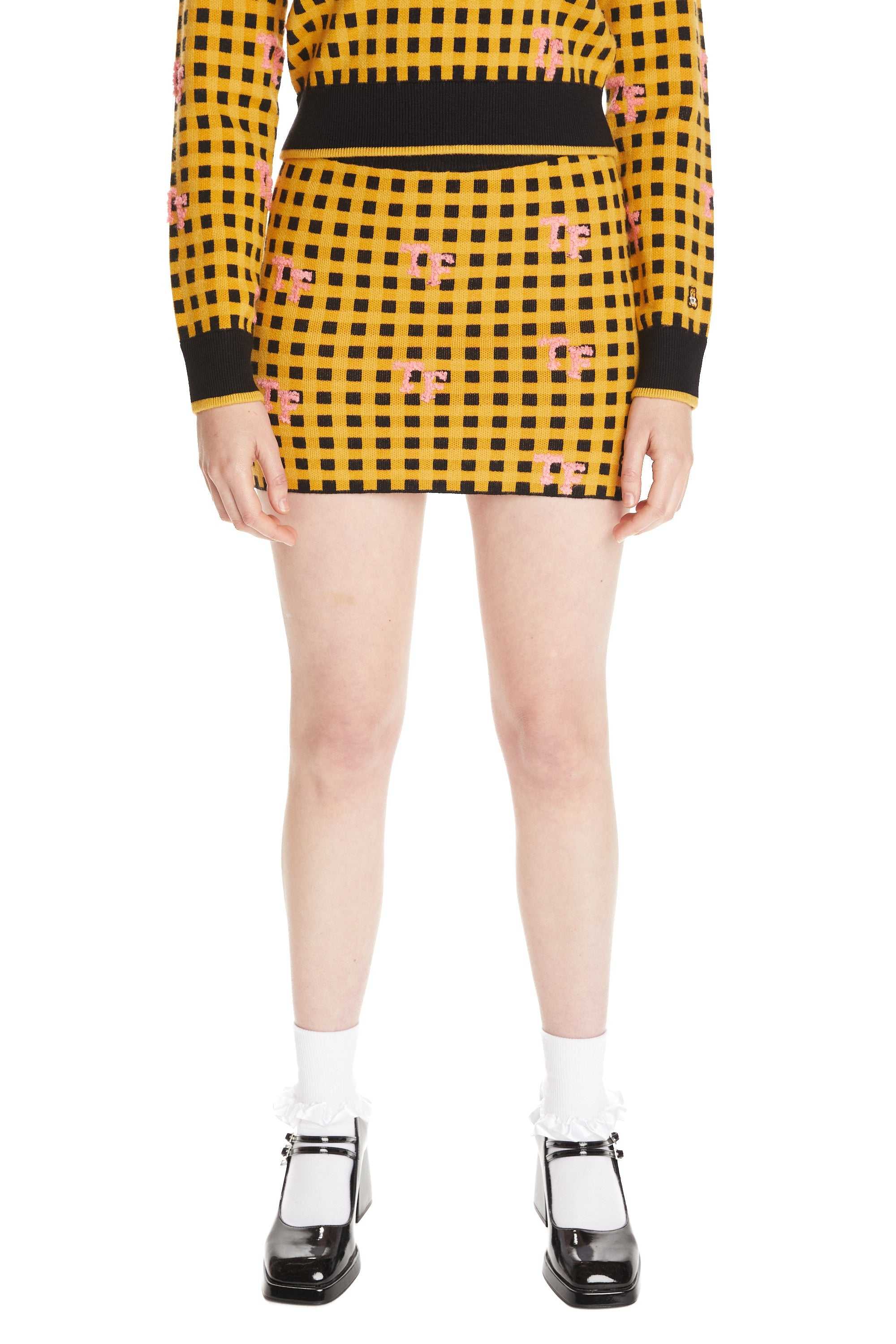 Multi Teddy Fresh Heritage Knit Skirt | APSWBN379