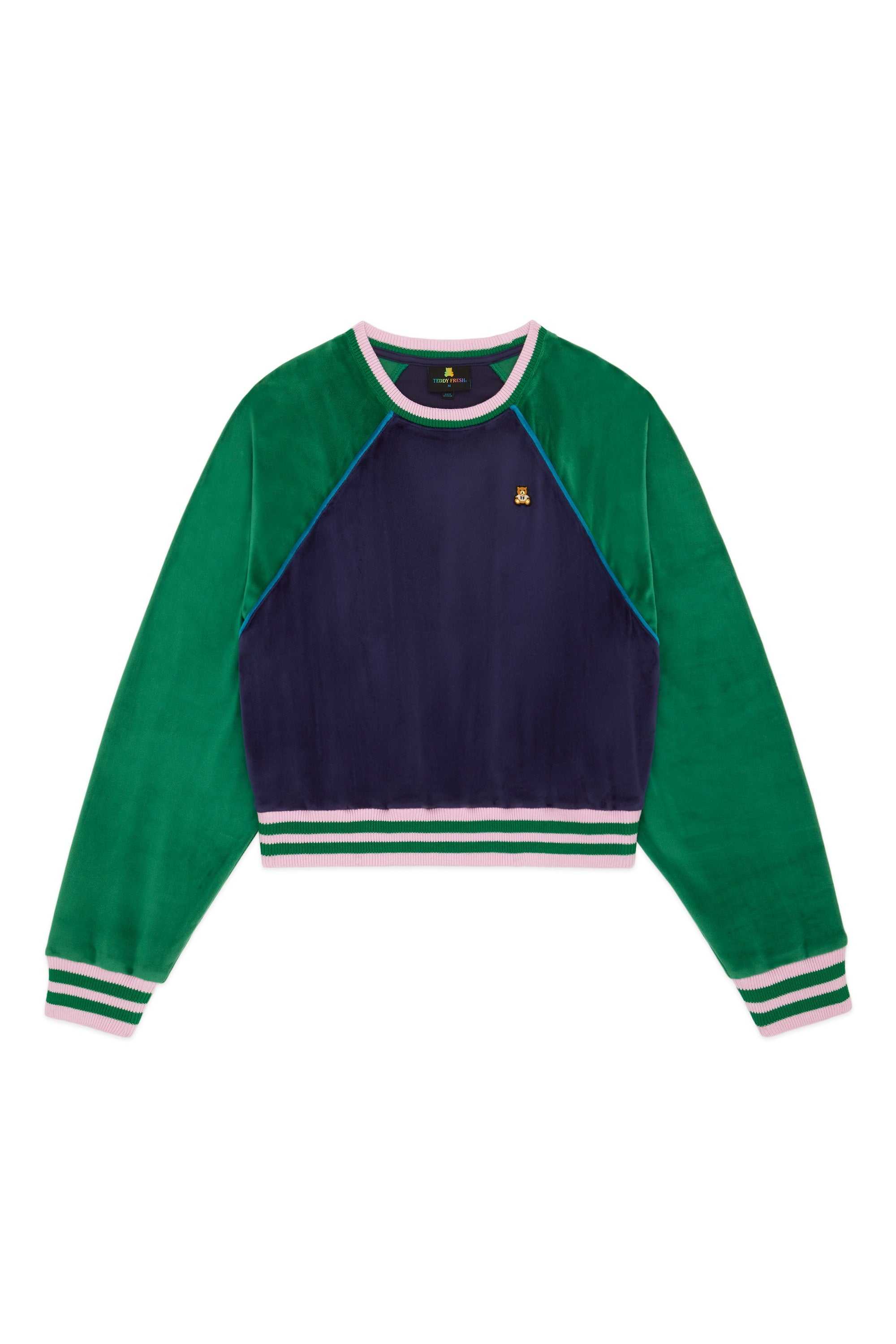 Multi Teddy Fresh Heritage Velour Crewneck | TBYUWV683