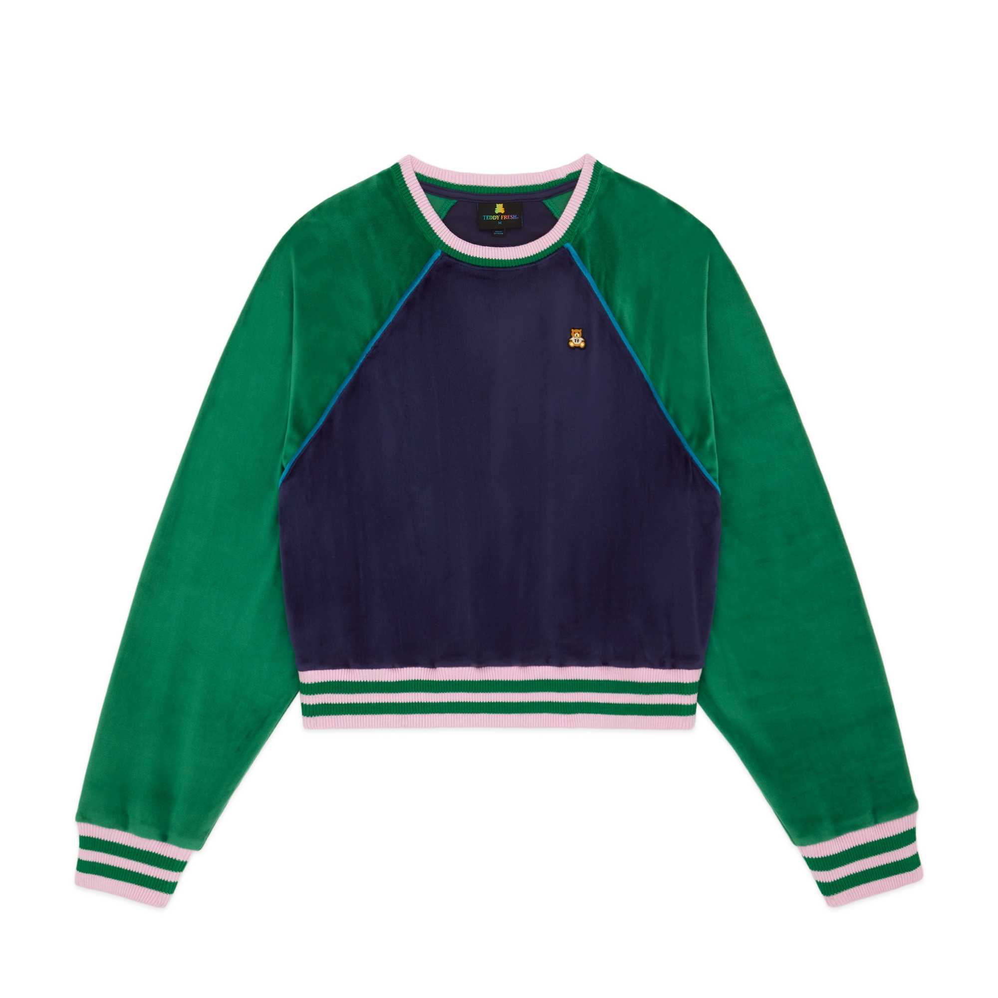 Multi Teddy Fresh Heritage Velour Crewneck | TBYUWV683