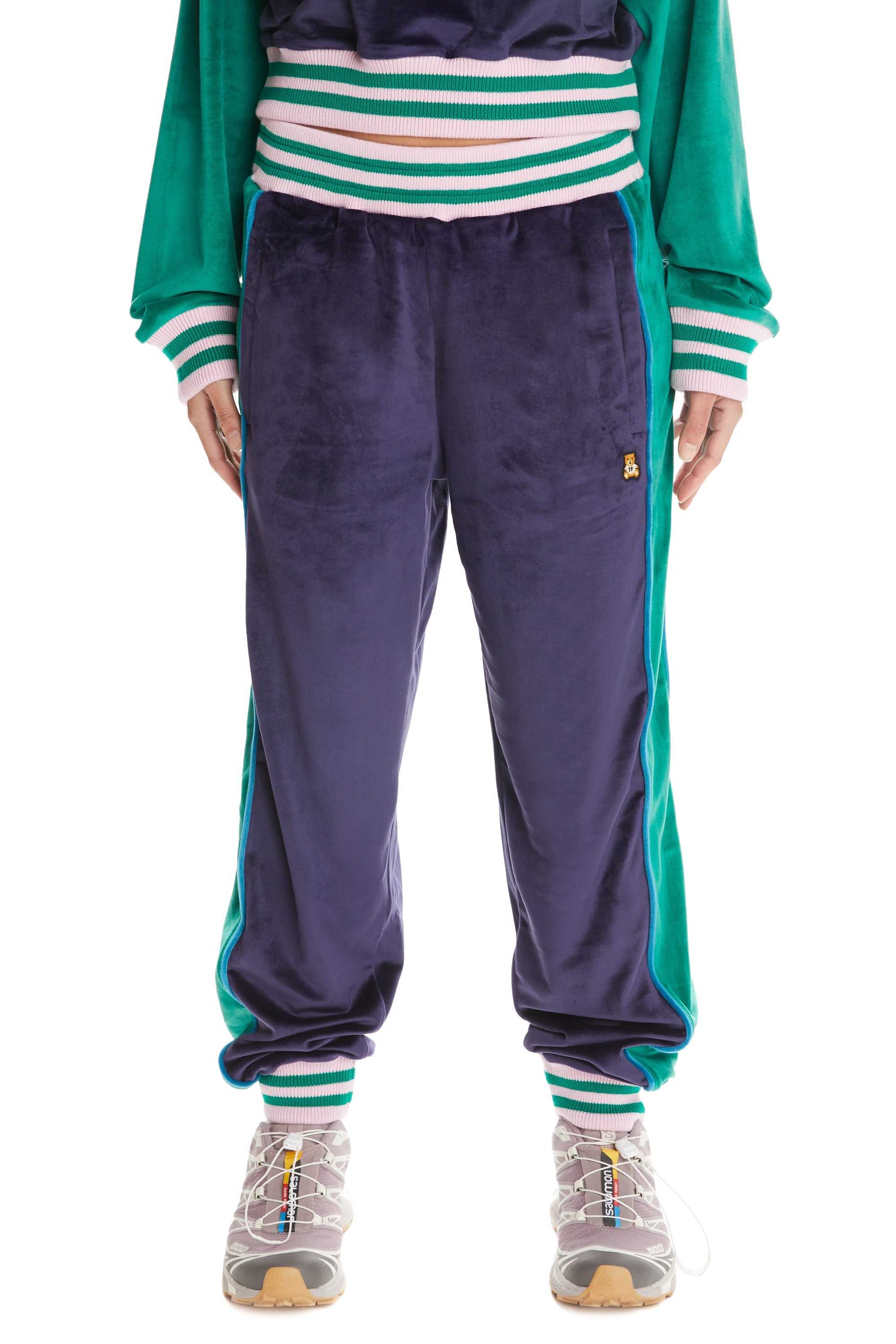 Multi Teddy Fresh Heritage Velour Sweatpants | NXMCYI398