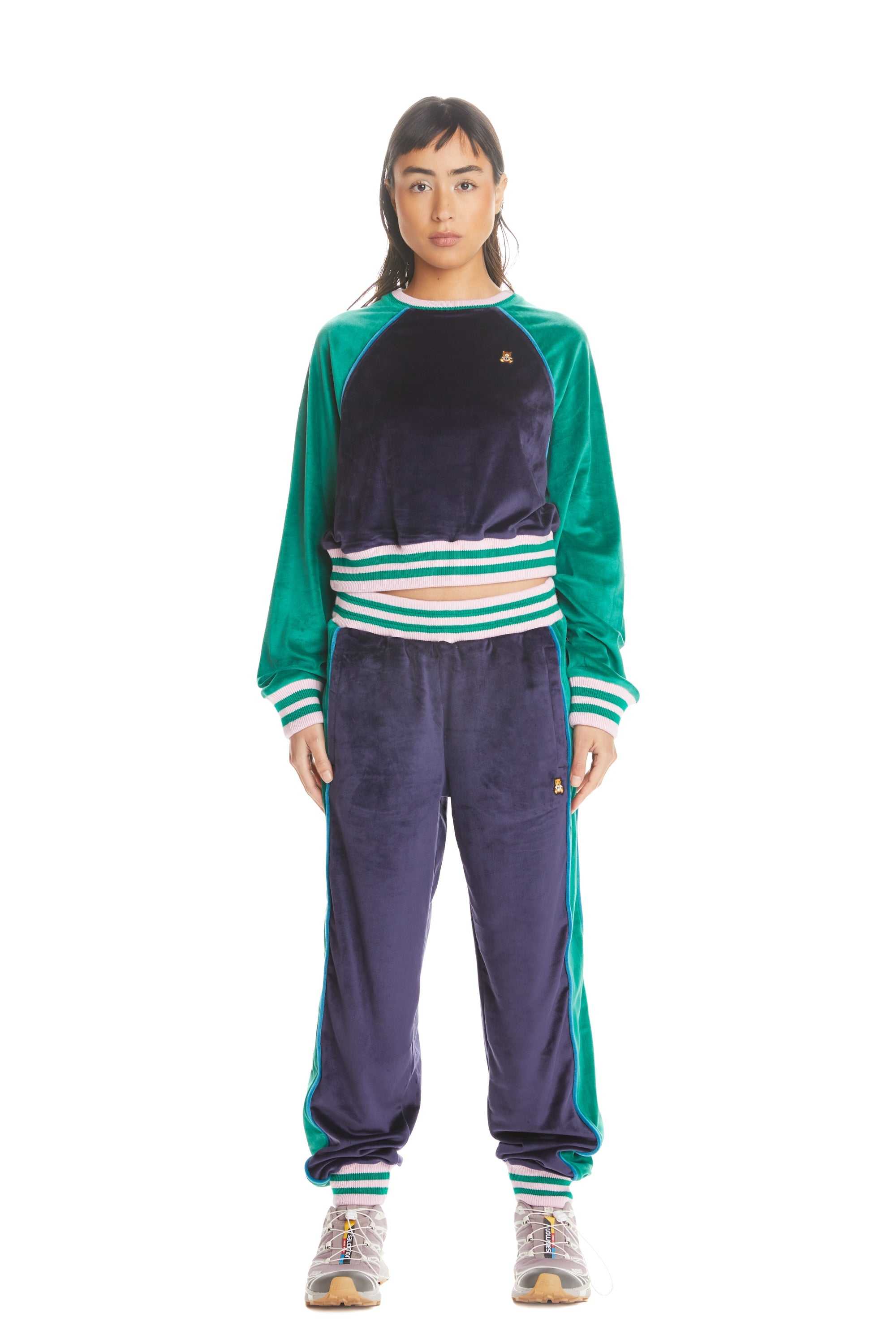 Multi Teddy Fresh Heritage Velour Sweatpants | NXMCYI398