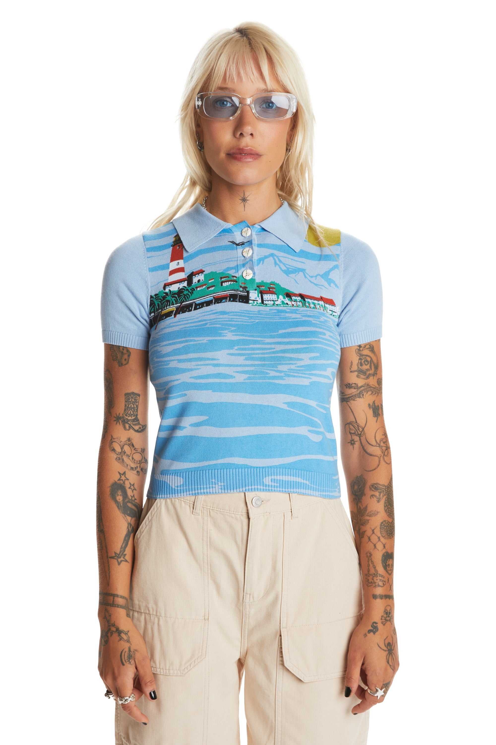 Multi Teddy Fresh Lighthouse Polo | UKILOW413