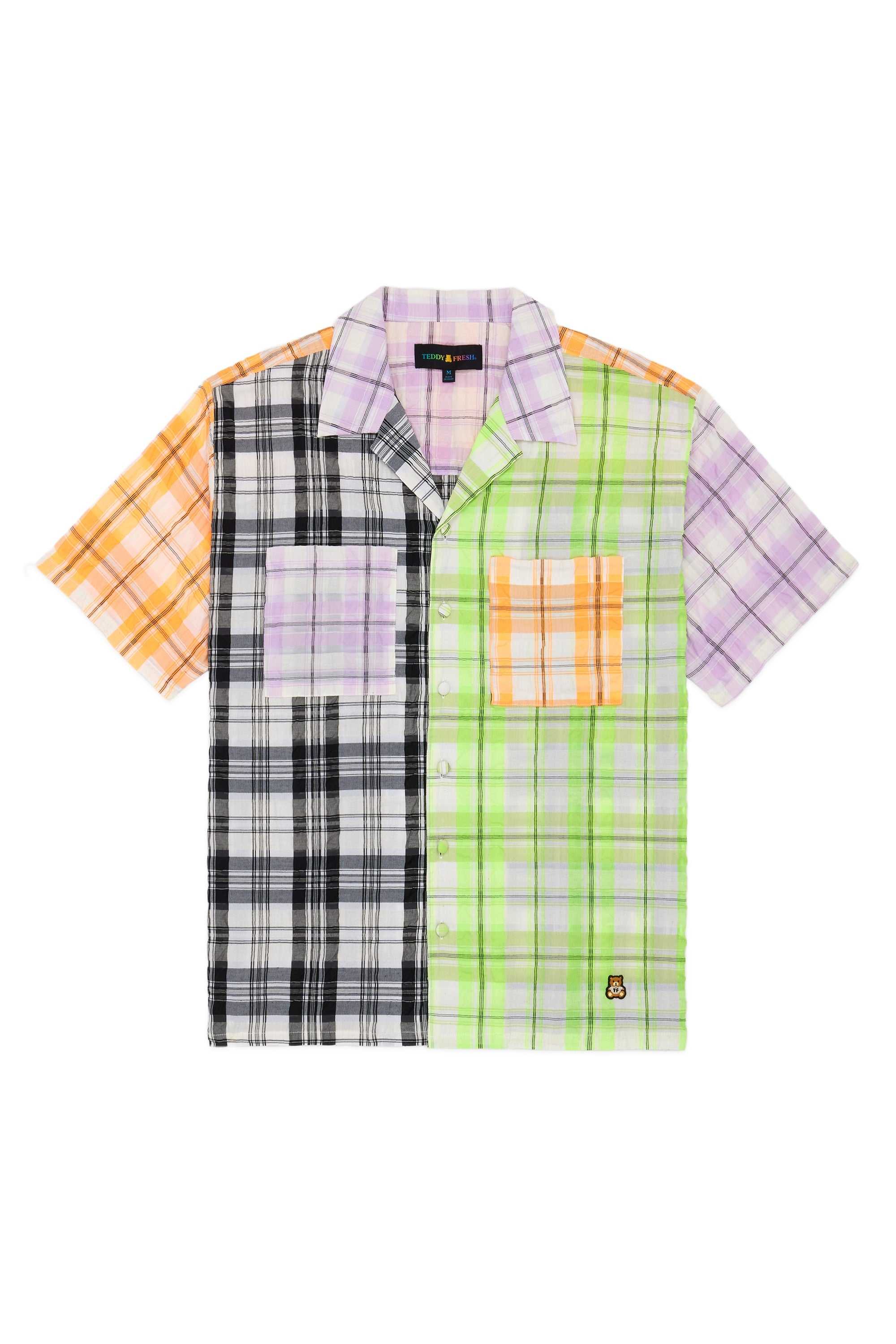 Multi Teddy Fresh Neon Panel Shirt | LIZTKC701