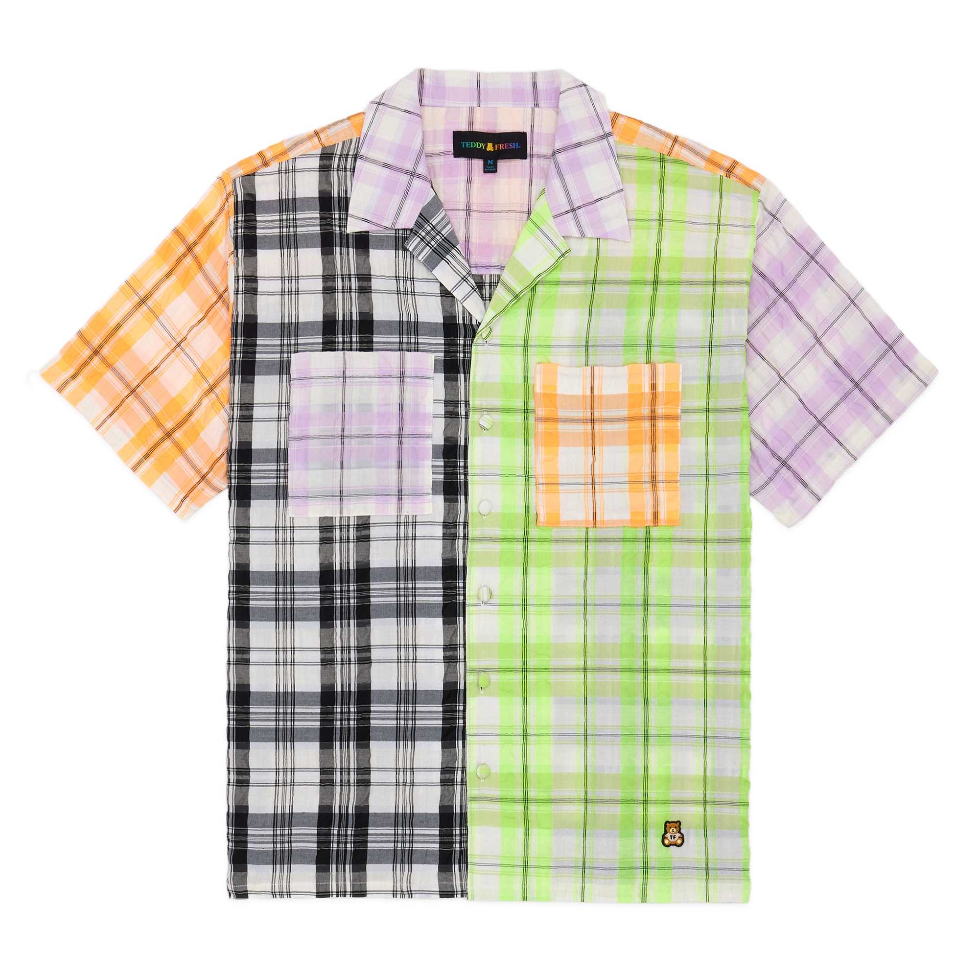 Multi Teddy Fresh Neon Panel Shirt | LIZTKC701