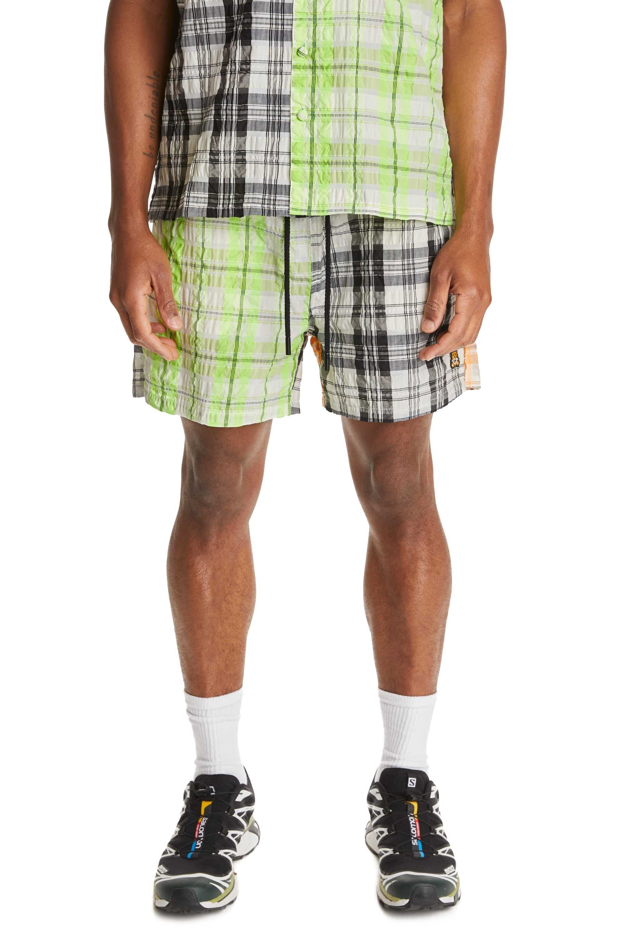 Multi Teddy Fresh Neon Panel Shorts | CSTURV831