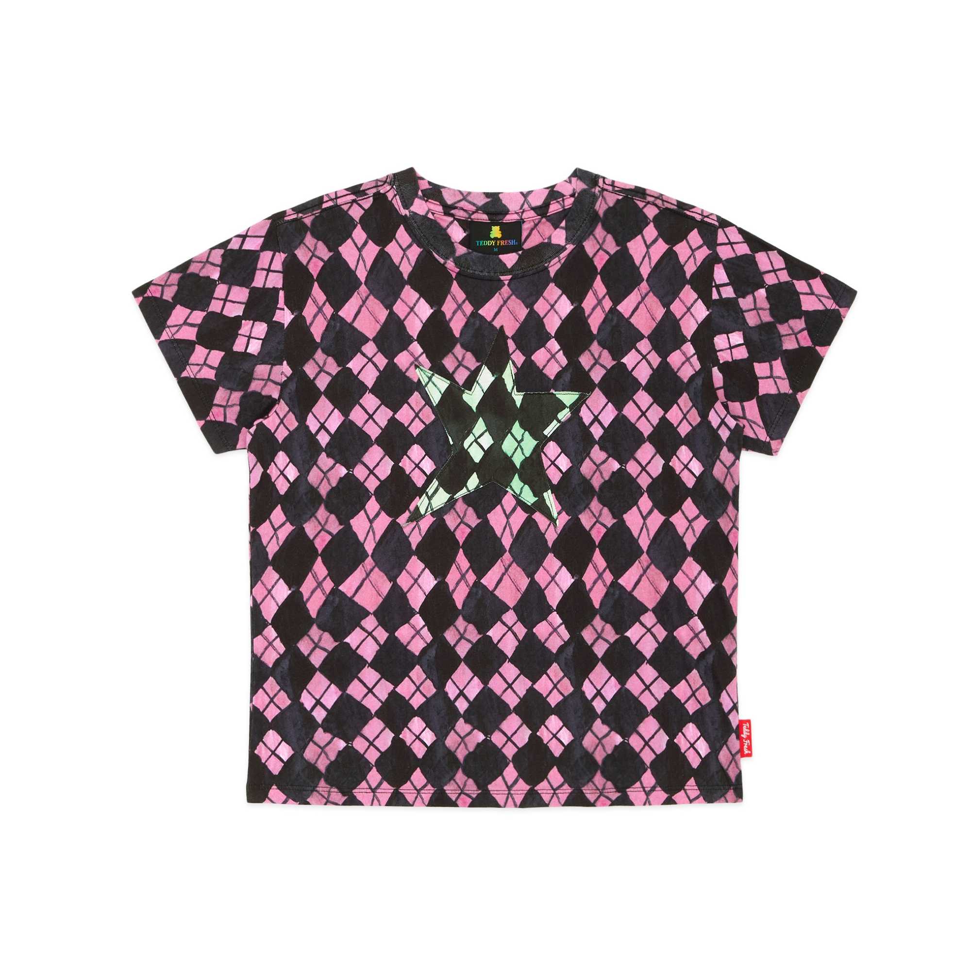 Multi Teddy Fresh Painted Argyle Tee | HIWFPV297