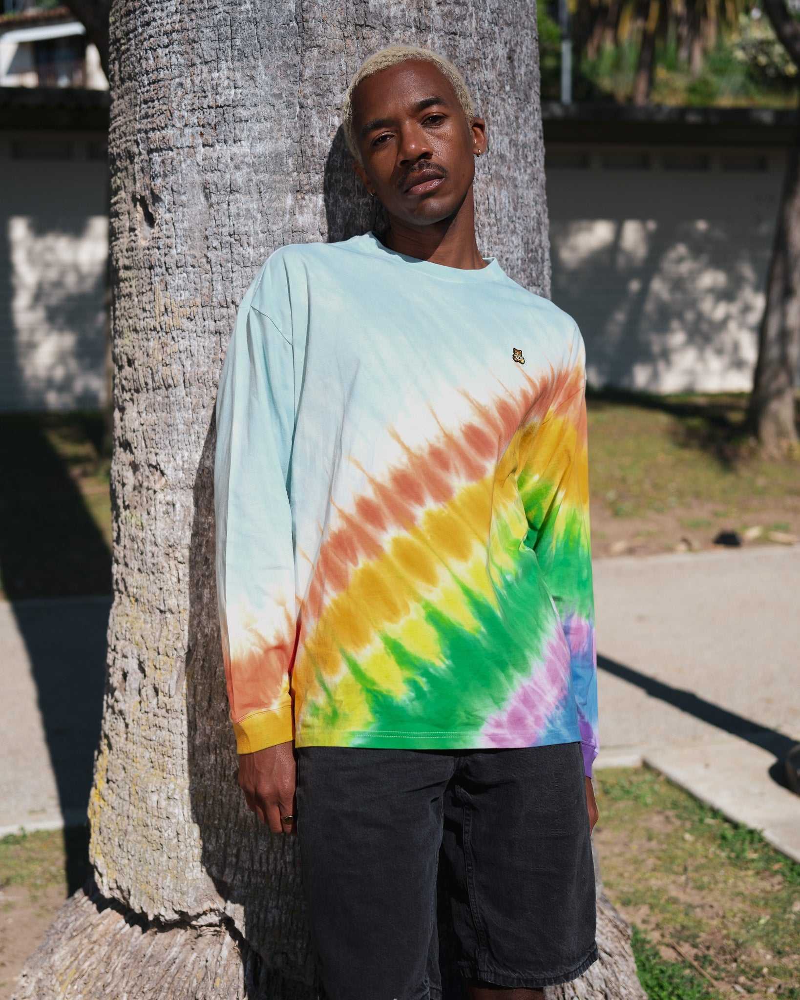 Multi Teddy Fresh Rainbow Dye Tee | BYFPJC520