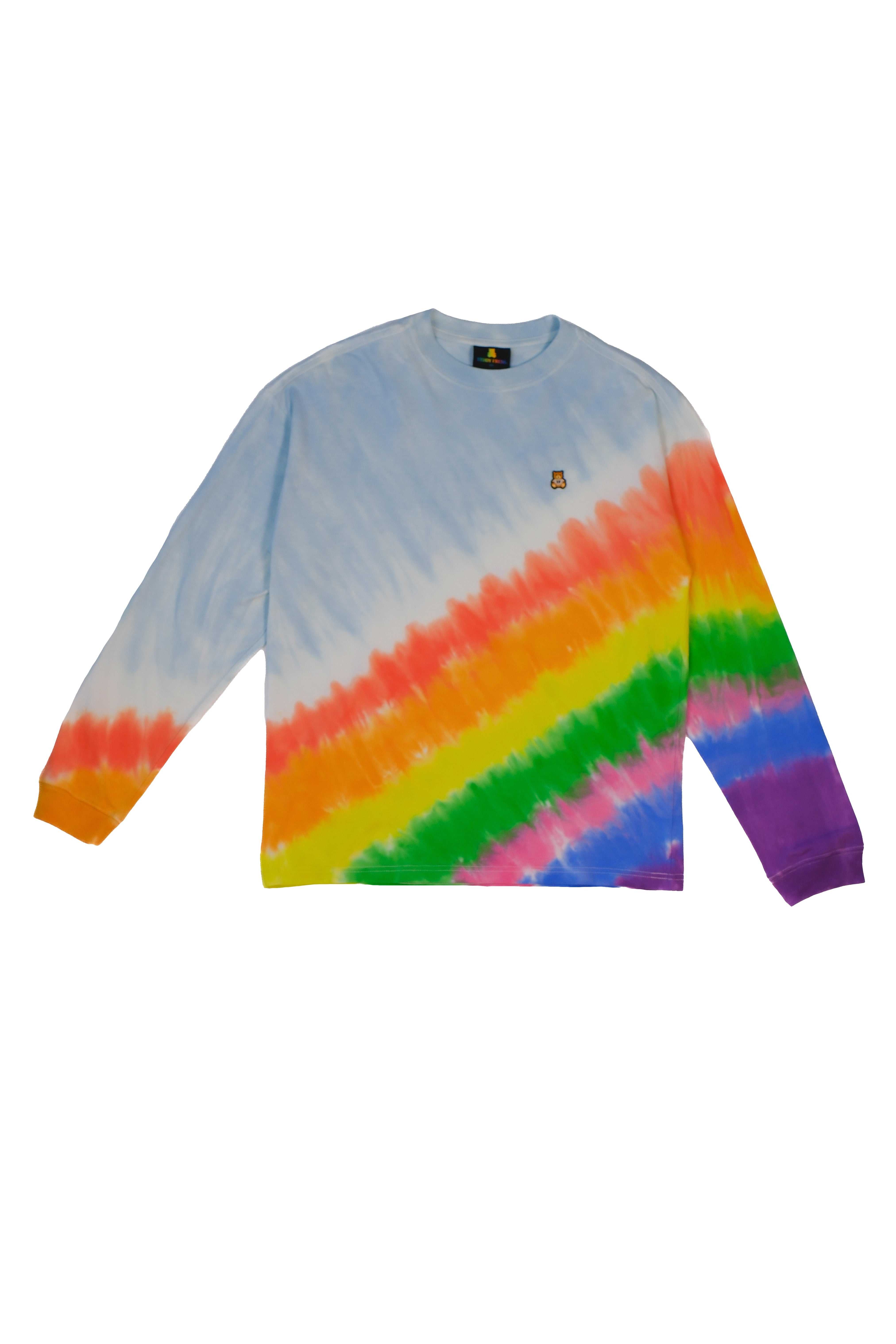 Multi Teddy Fresh Rainbow Dye Tee | BYFPJC520