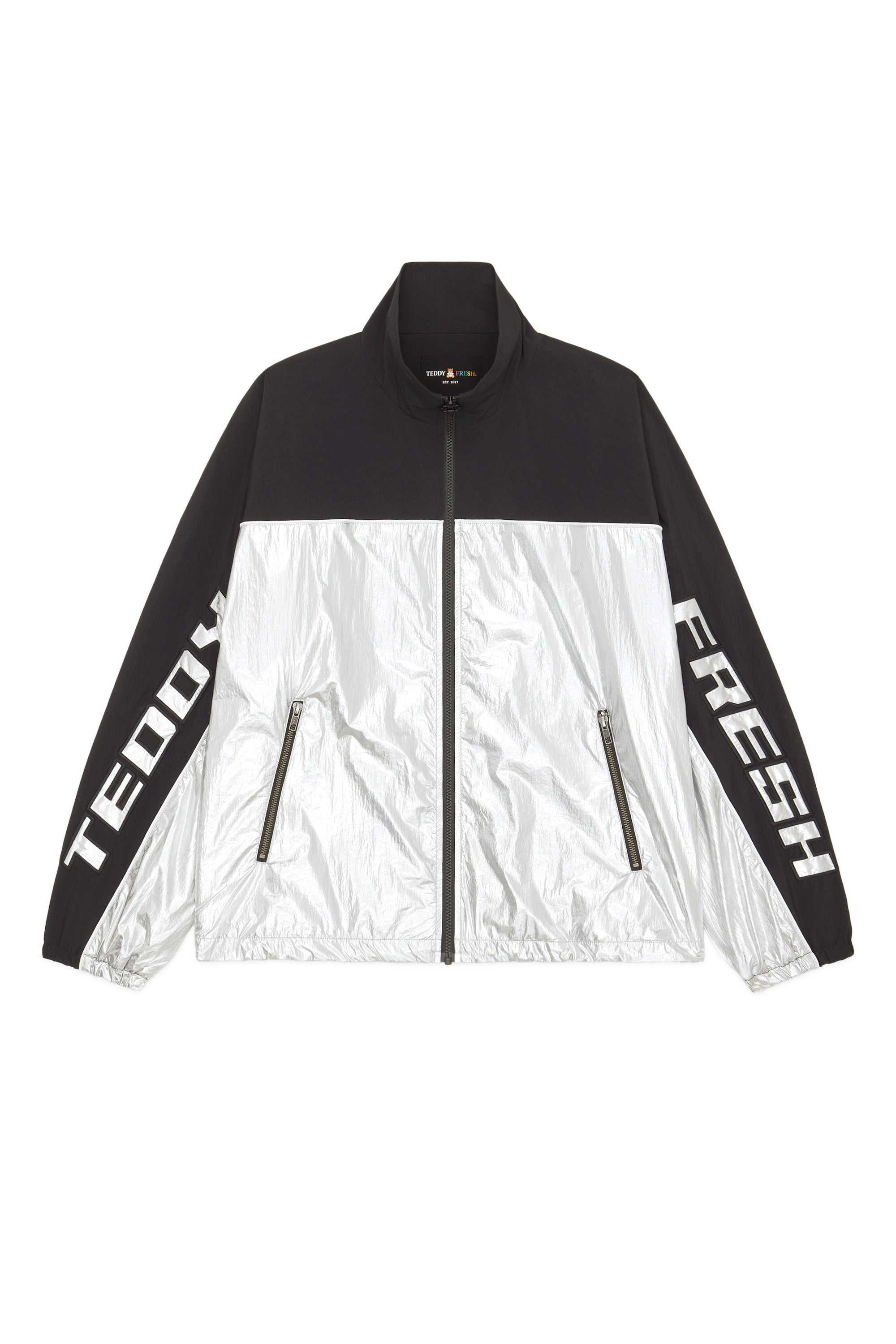 Multi Teddy Fresh Silver Panel Track Jacket | BTPONJ389