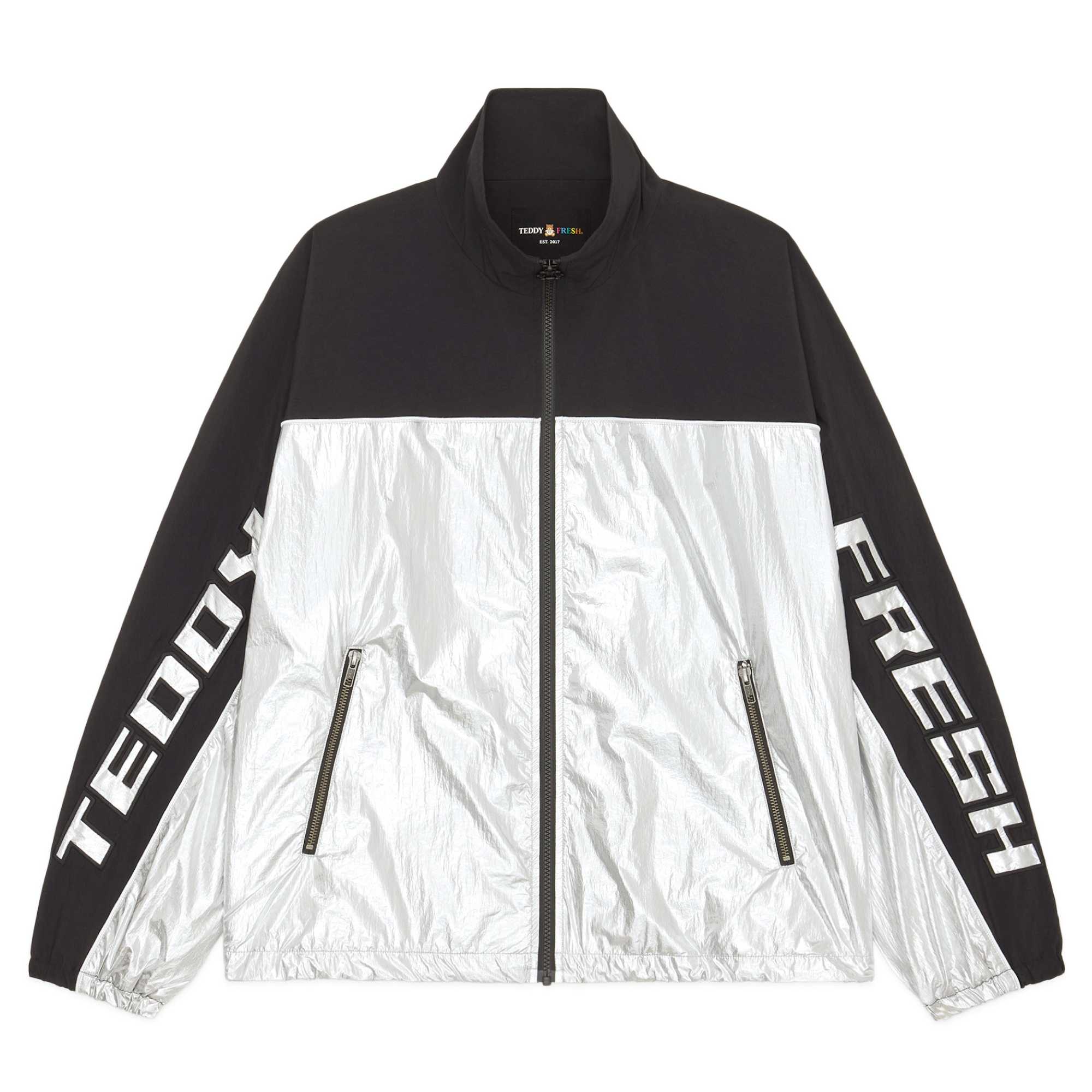 Multi Teddy Fresh Silver Panel Track Jacket | BTPONJ389