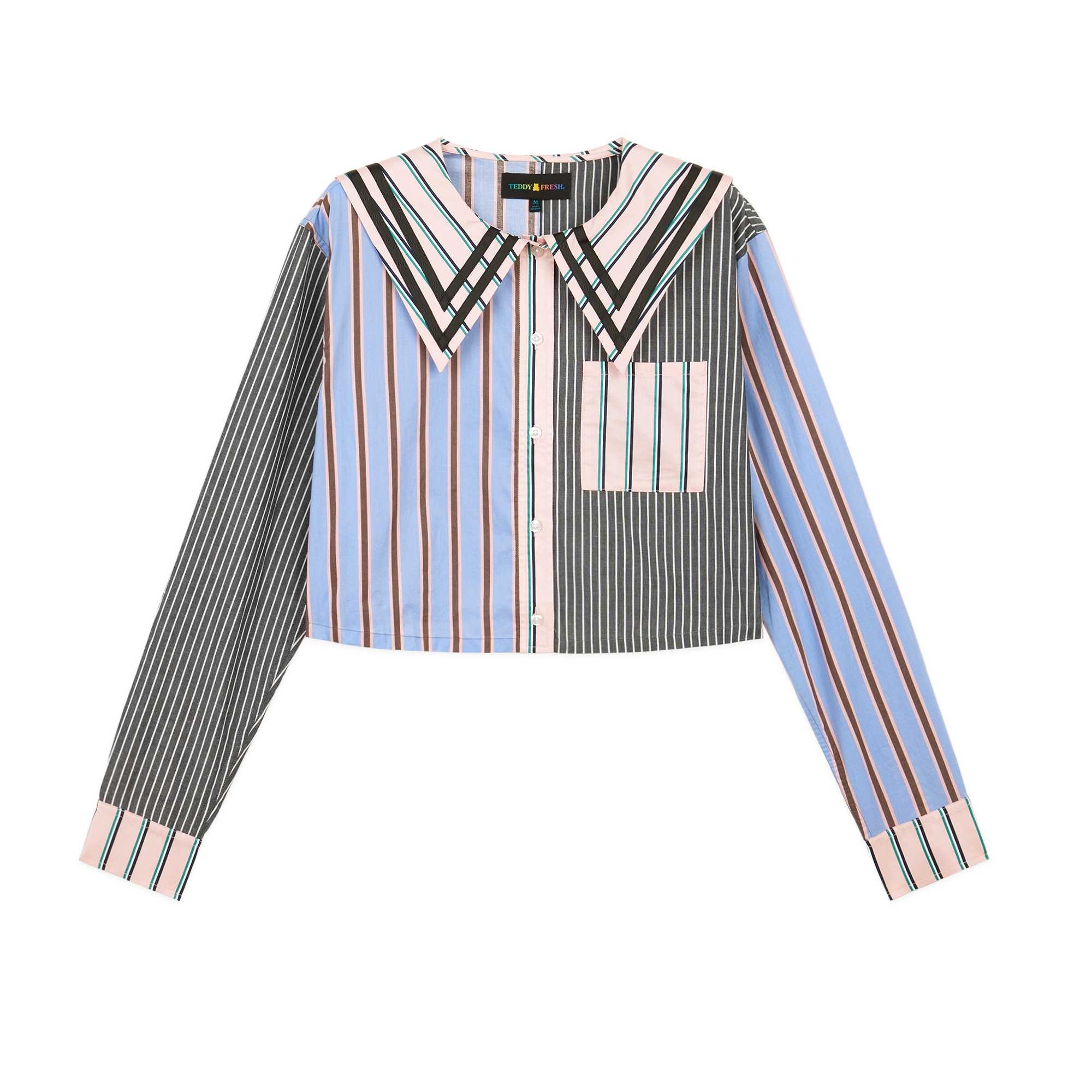 Multi Teddy Fresh Stripe Mix Sailor Shirt | UTOHKN731