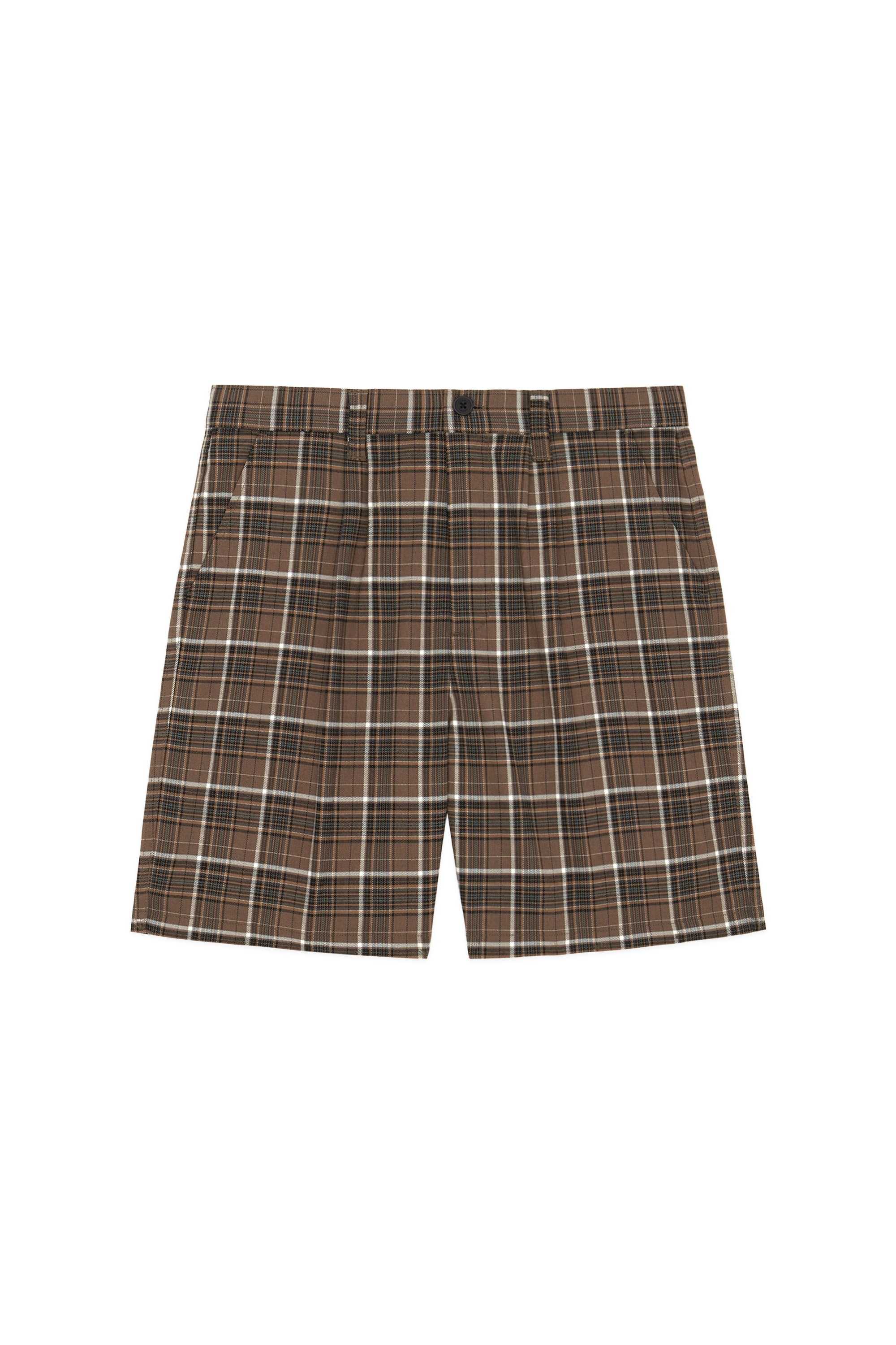 Multi Teddy Fresh Suiting Pleat Shorts | KWMJCD021