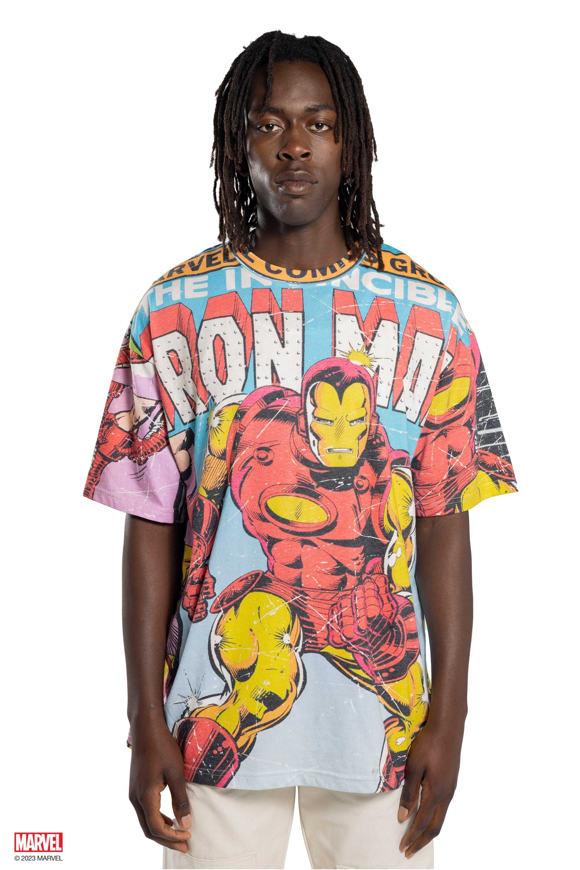 Multi Teddy Fresh TF x Marvel Iron Man Comic Tee | LSOZQW093