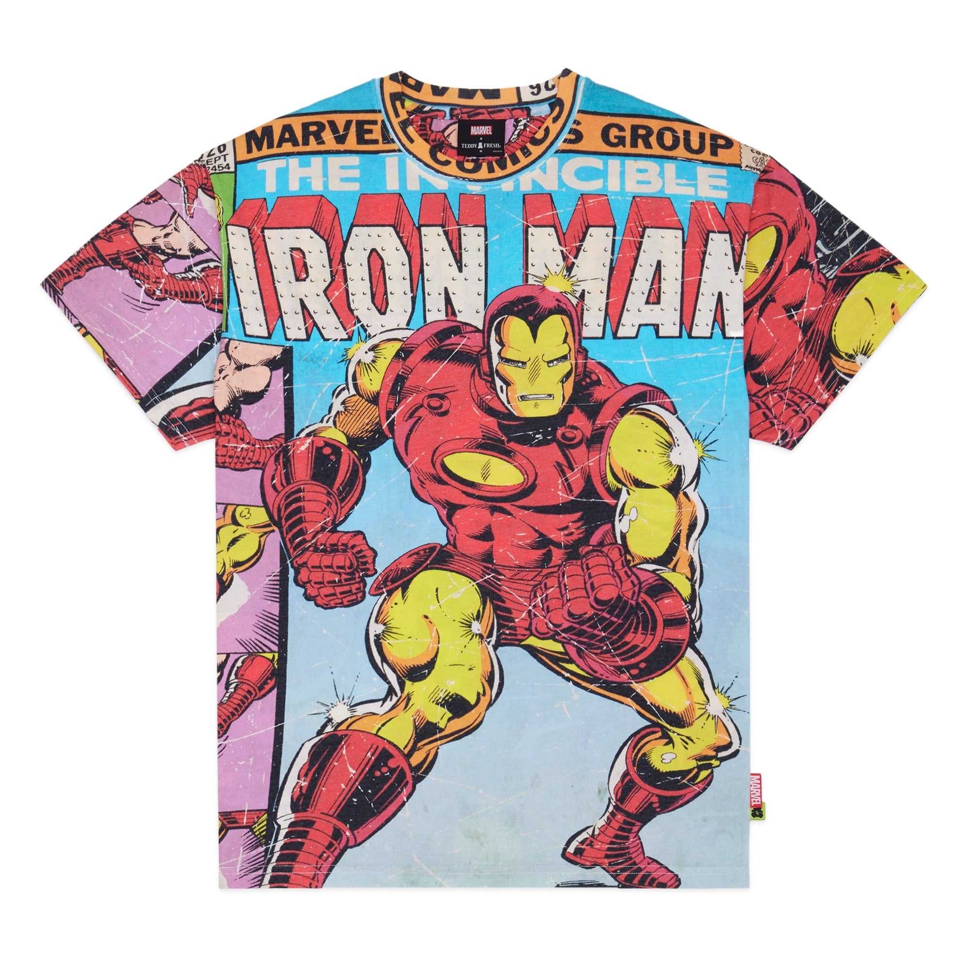 Multi Teddy Fresh TF x Marvel Iron Man Comic Tee | LSOZQW093