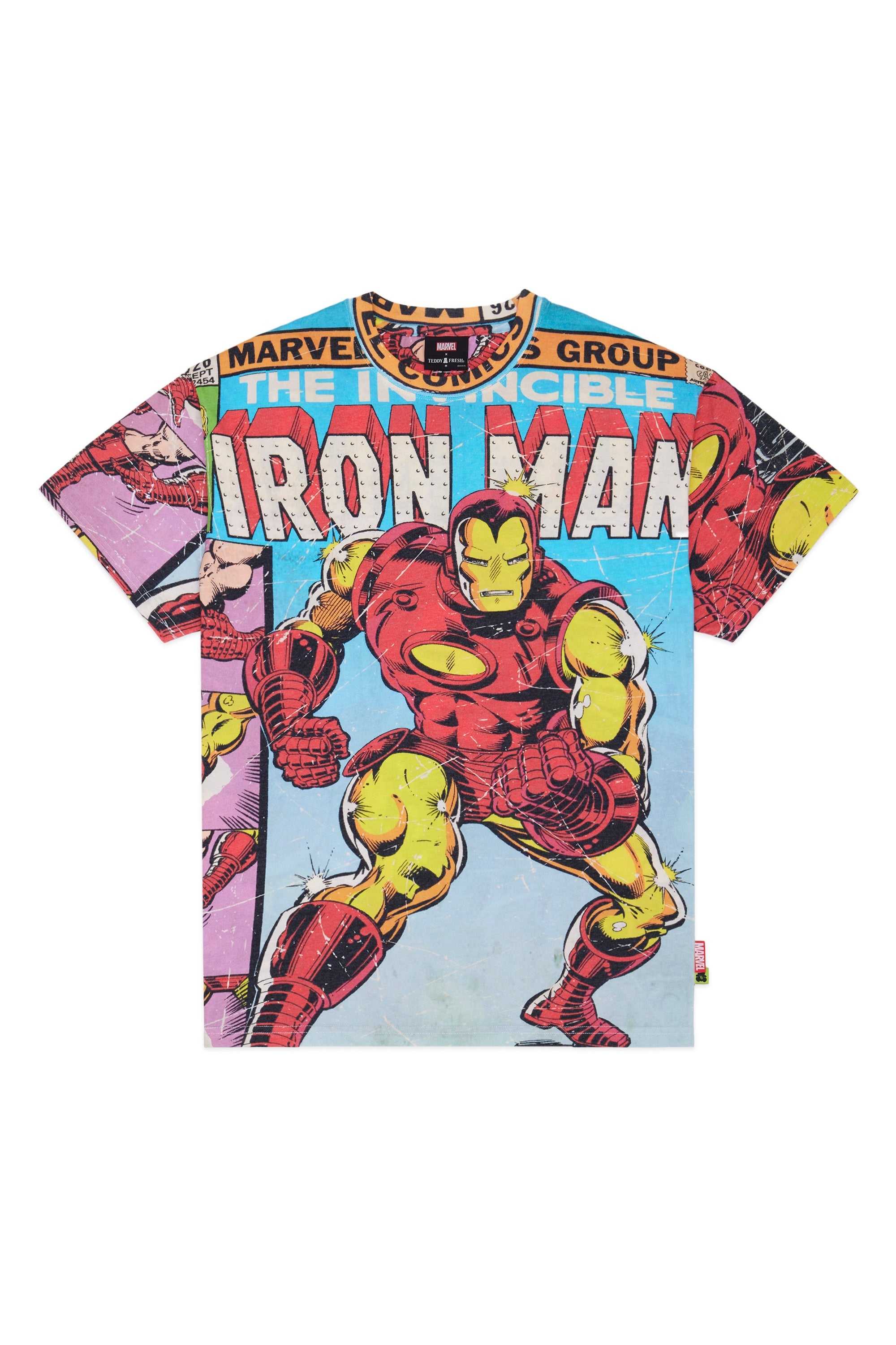 Multi Teddy Fresh TF x Marvel Iron Man Comic Tee | LSOZQW093