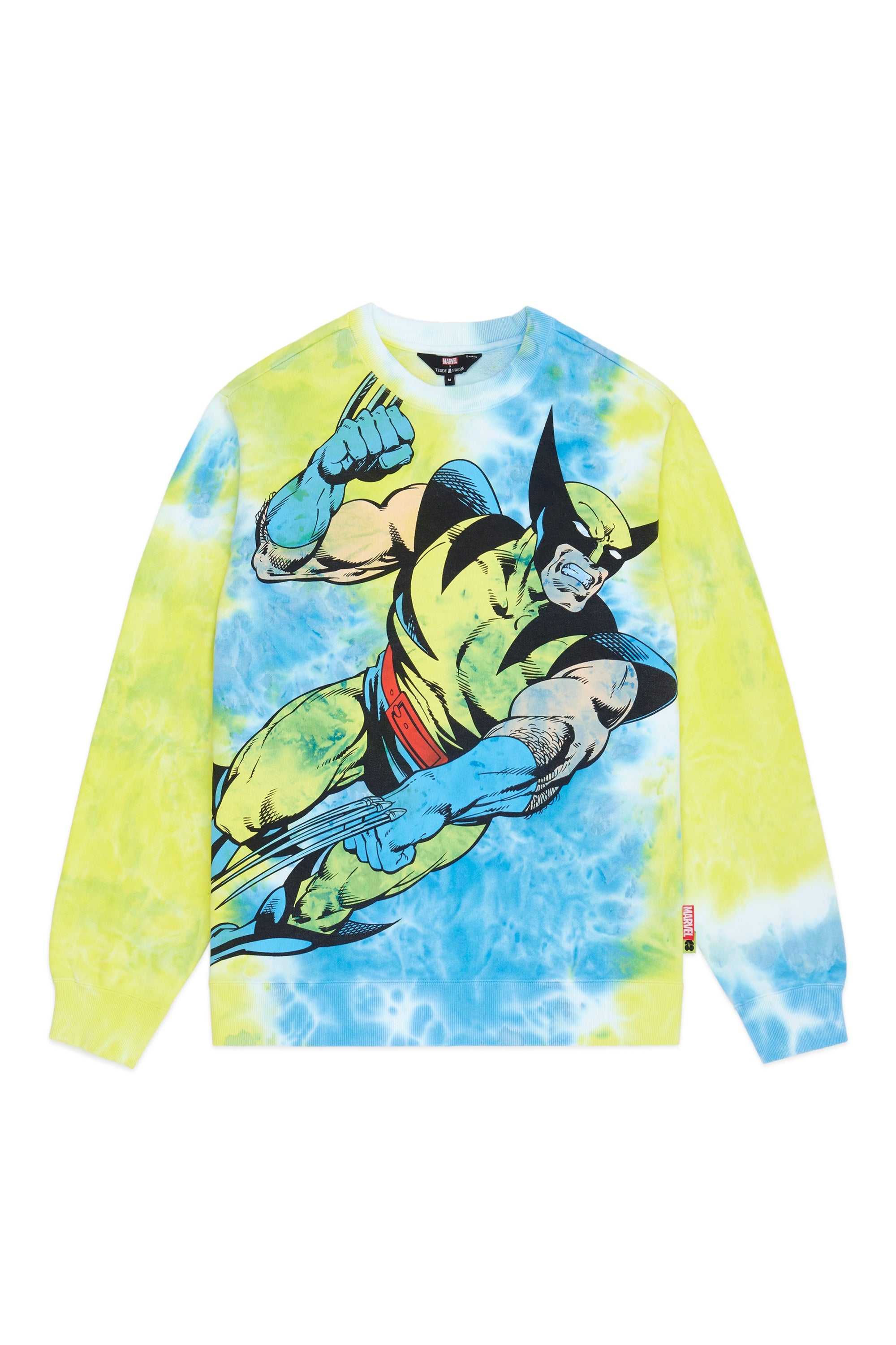 Multi Teddy Fresh TF x Marvel Wolverine Tie Dye Crewneck | JNBRFL059