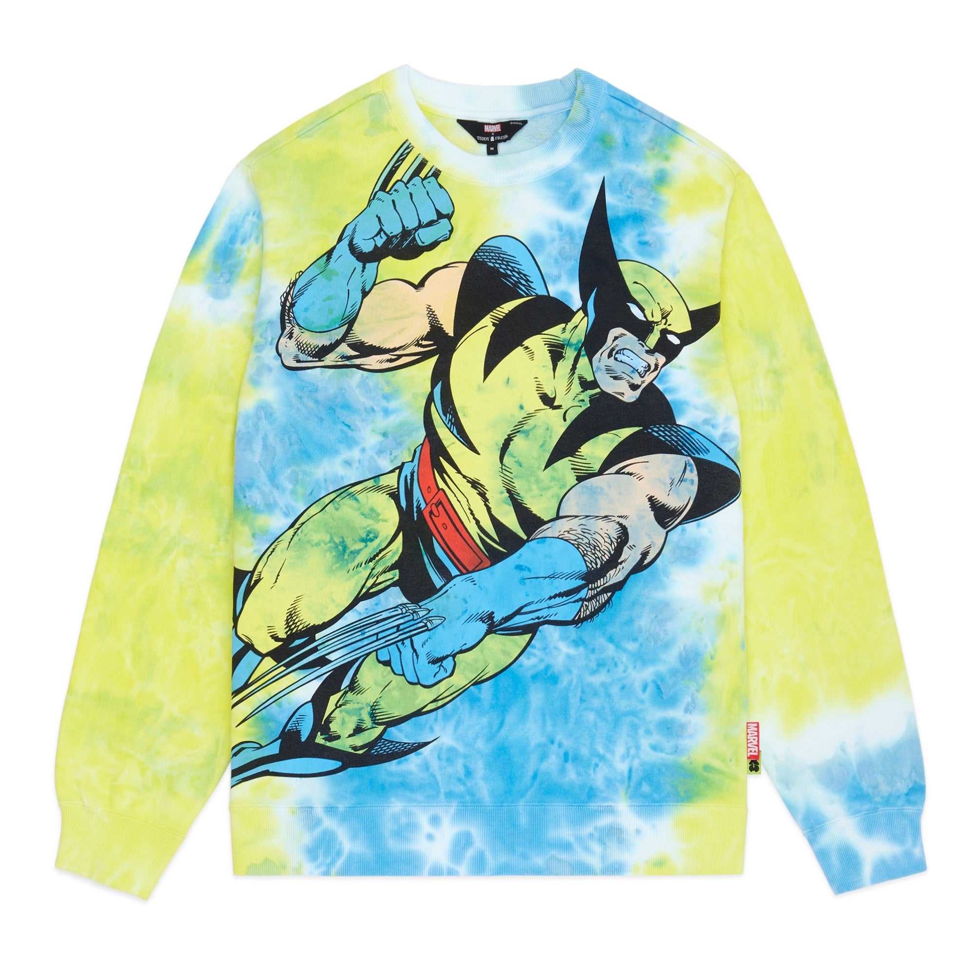 Multi Teddy Fresh TF x Marvel Wolverine Tie Dye Crewneck | JNBRFL059