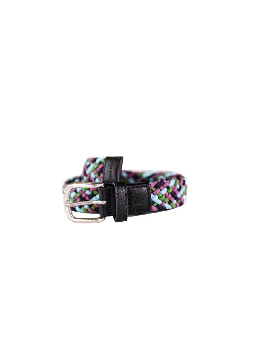 Multi Teddy Fresh Woven Cord Belt | ELMRDS721