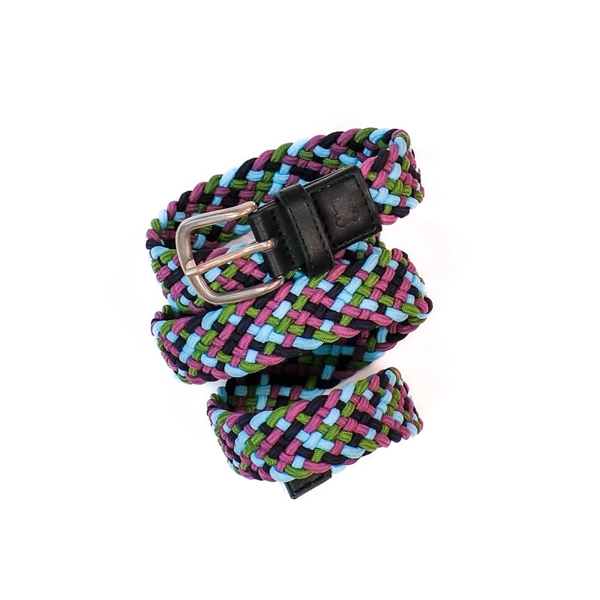 Multi Teddy Fresh Woven Cord Belt | ELMRDS721