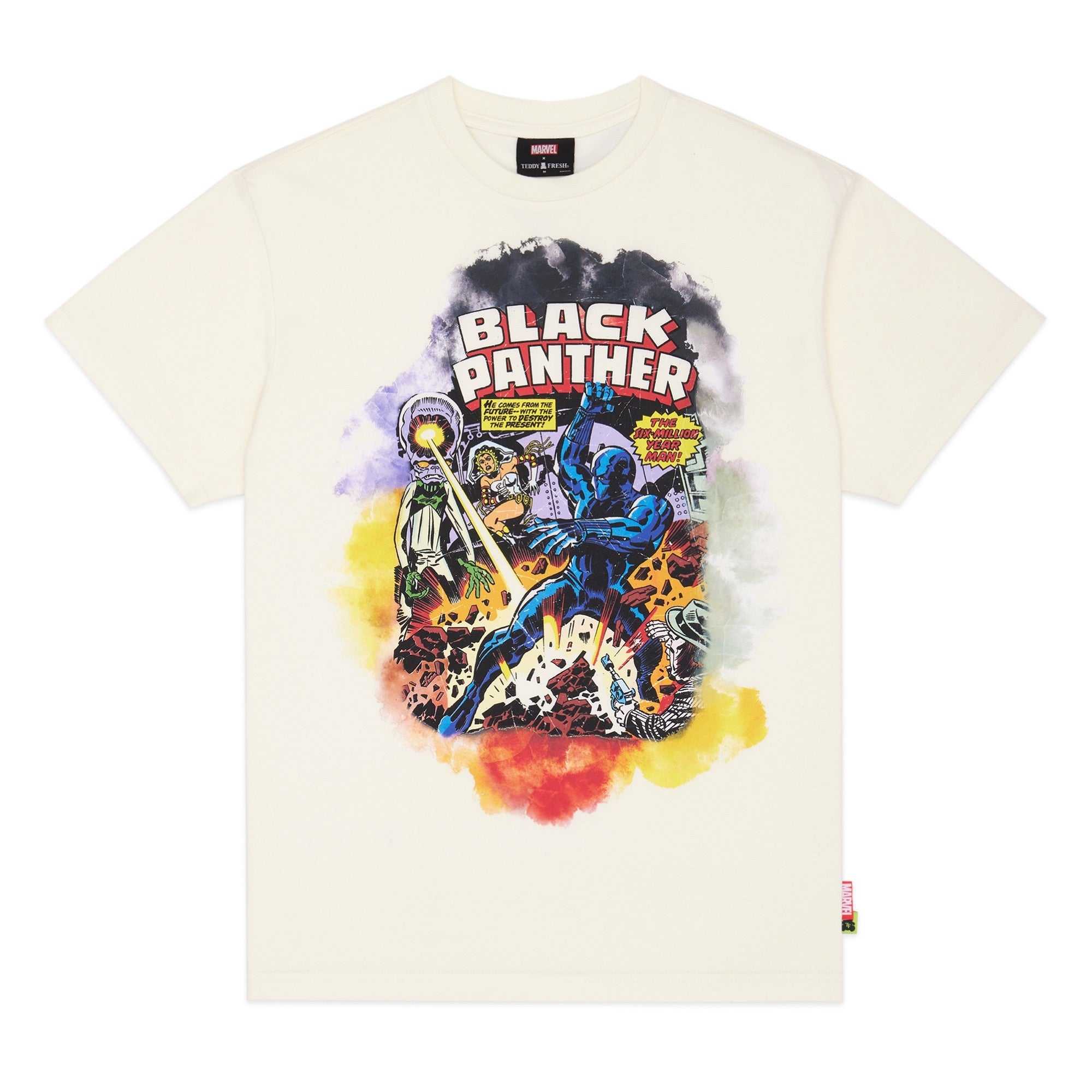 Natural Teddy Fresh TF x Marvel Black Panther Tee | HEWVCI694