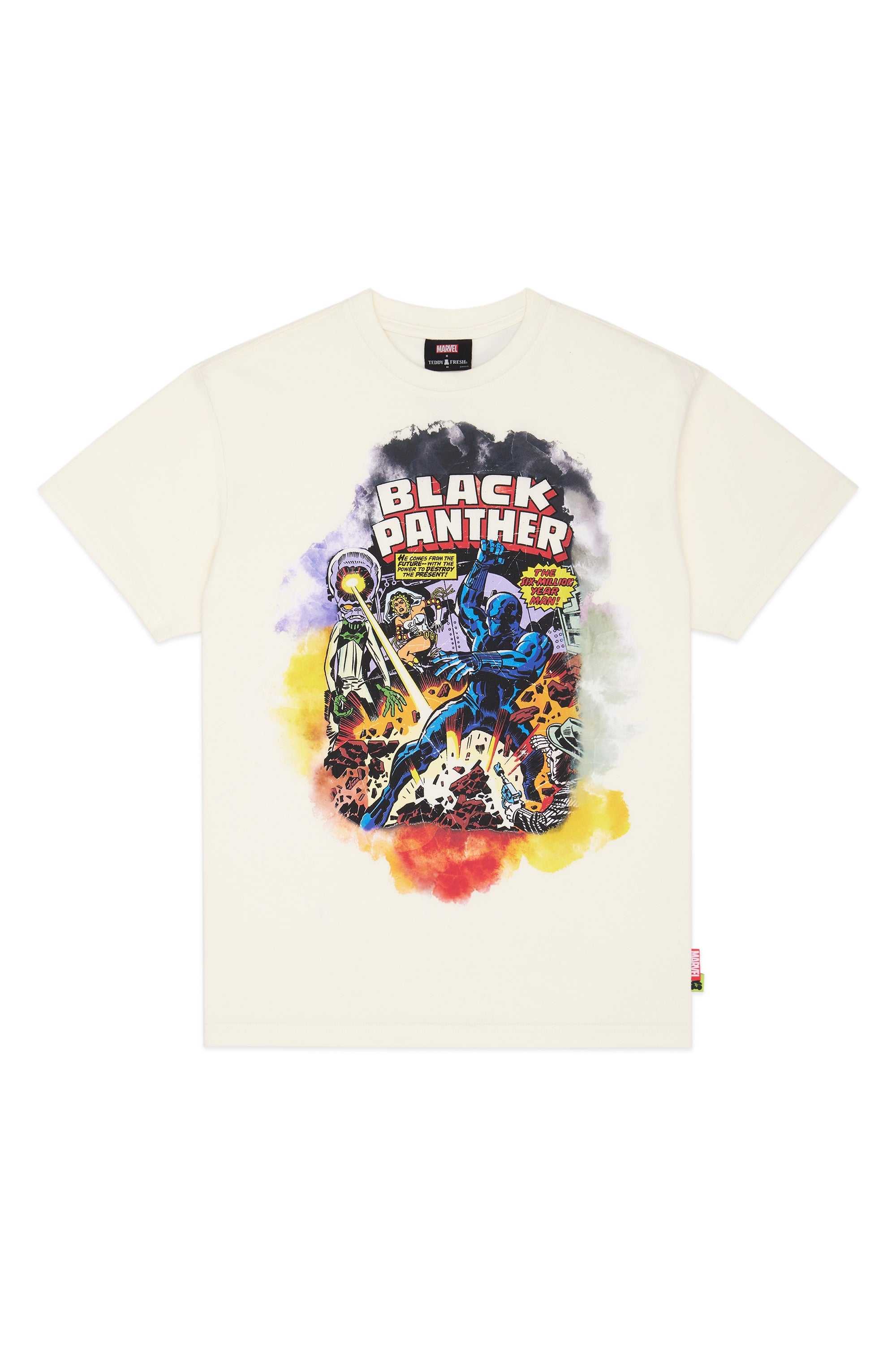 Natural Teddy Fresh TF x Marvel Black Panther Tee | HEWVCI694