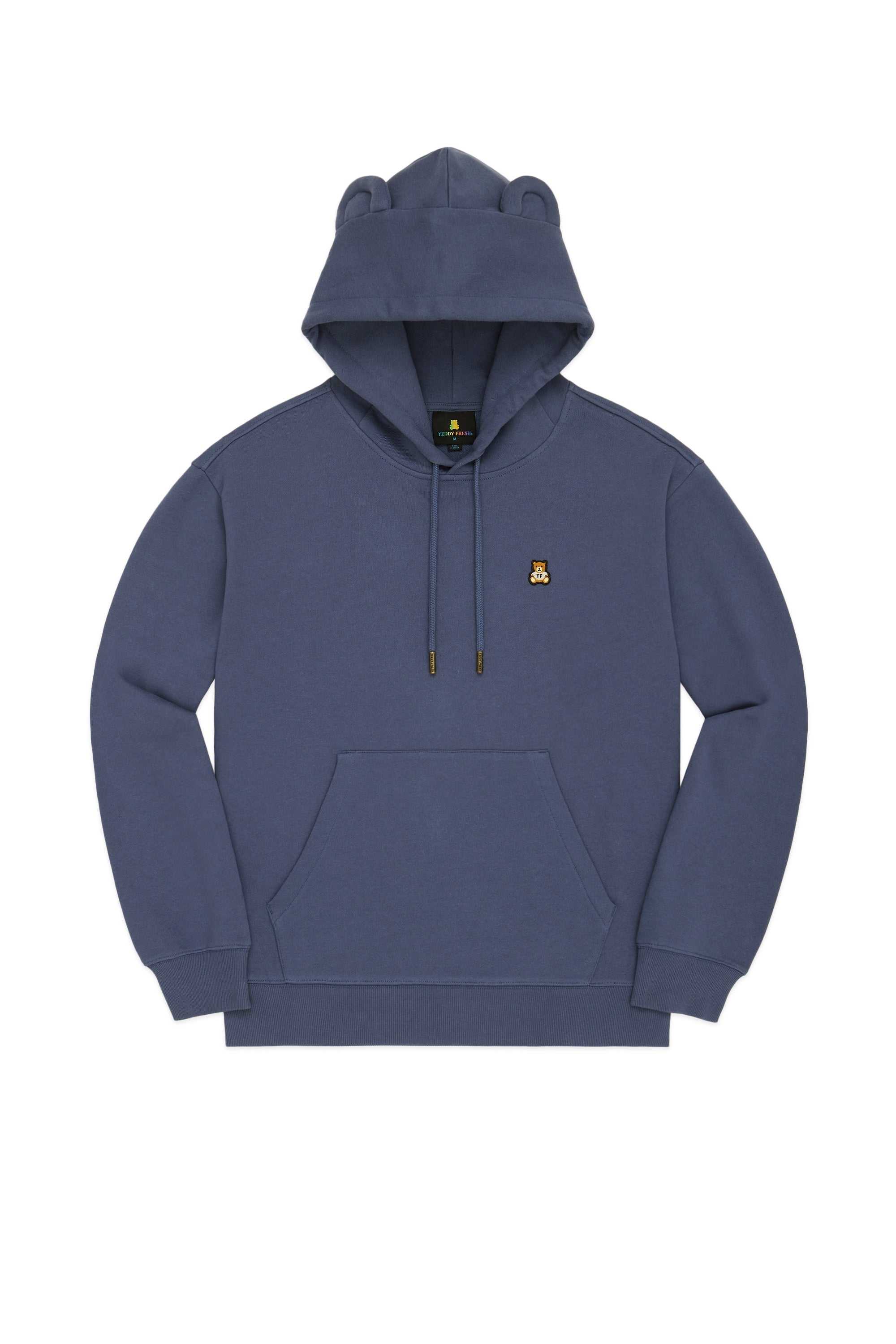 Navy Teddy Fresh Classic Bear Ear Hoodie | UZKMOT928