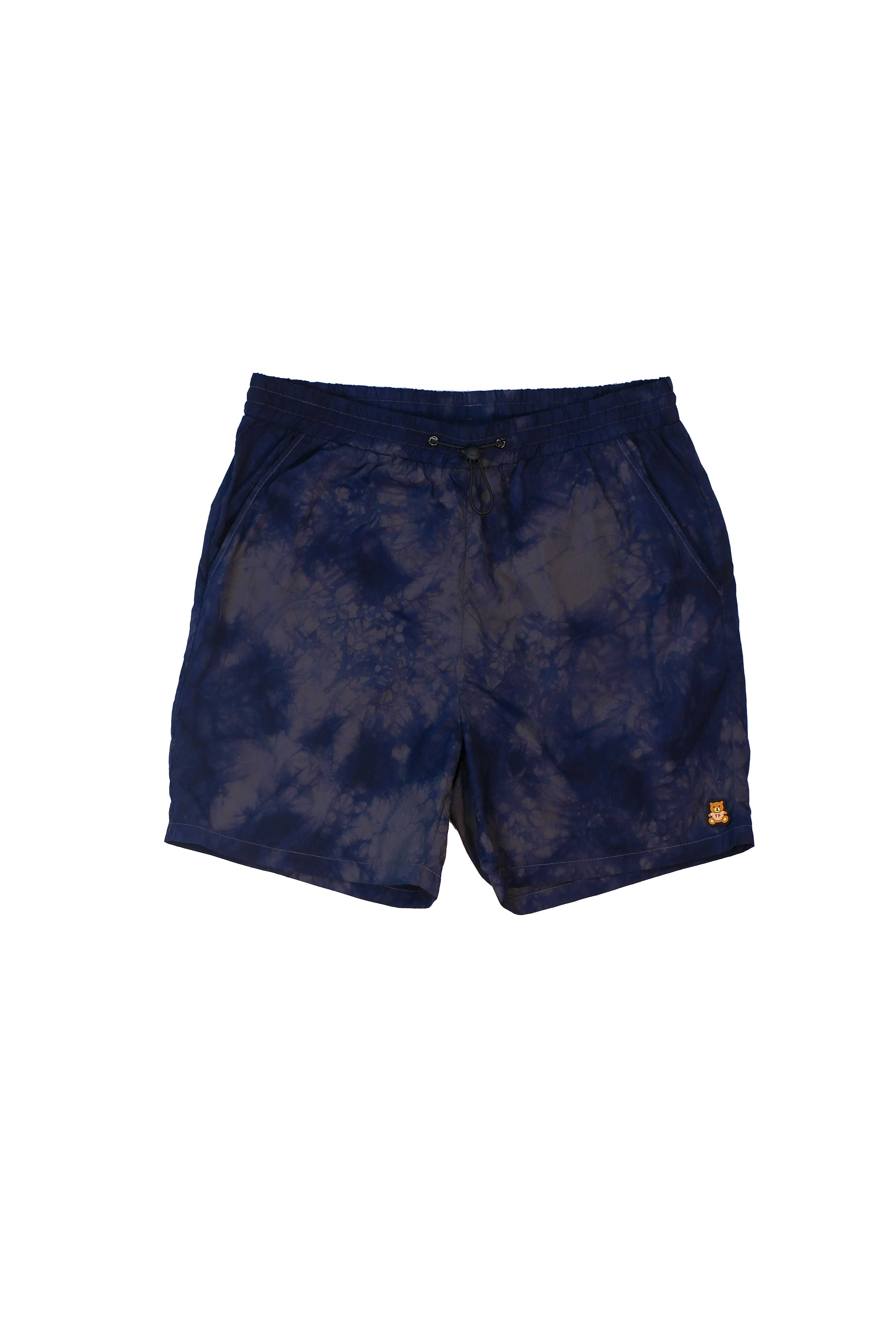 Navy Teddy Fresh Overdye Shorts | YUHVPD928