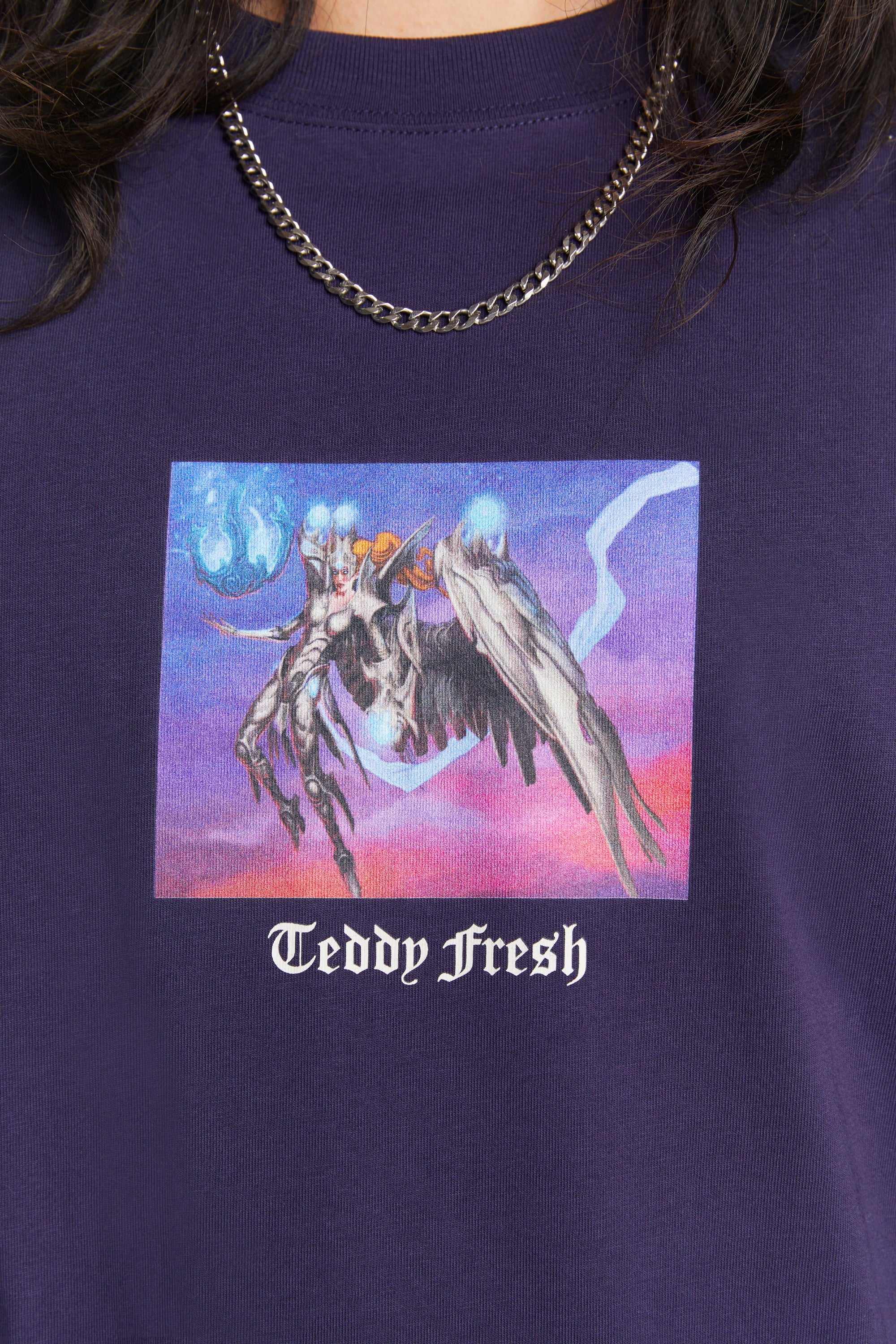 Navy Teddy Fresh TF x Magic: The Gathering Victory's Herald Tee | CNFHLU081