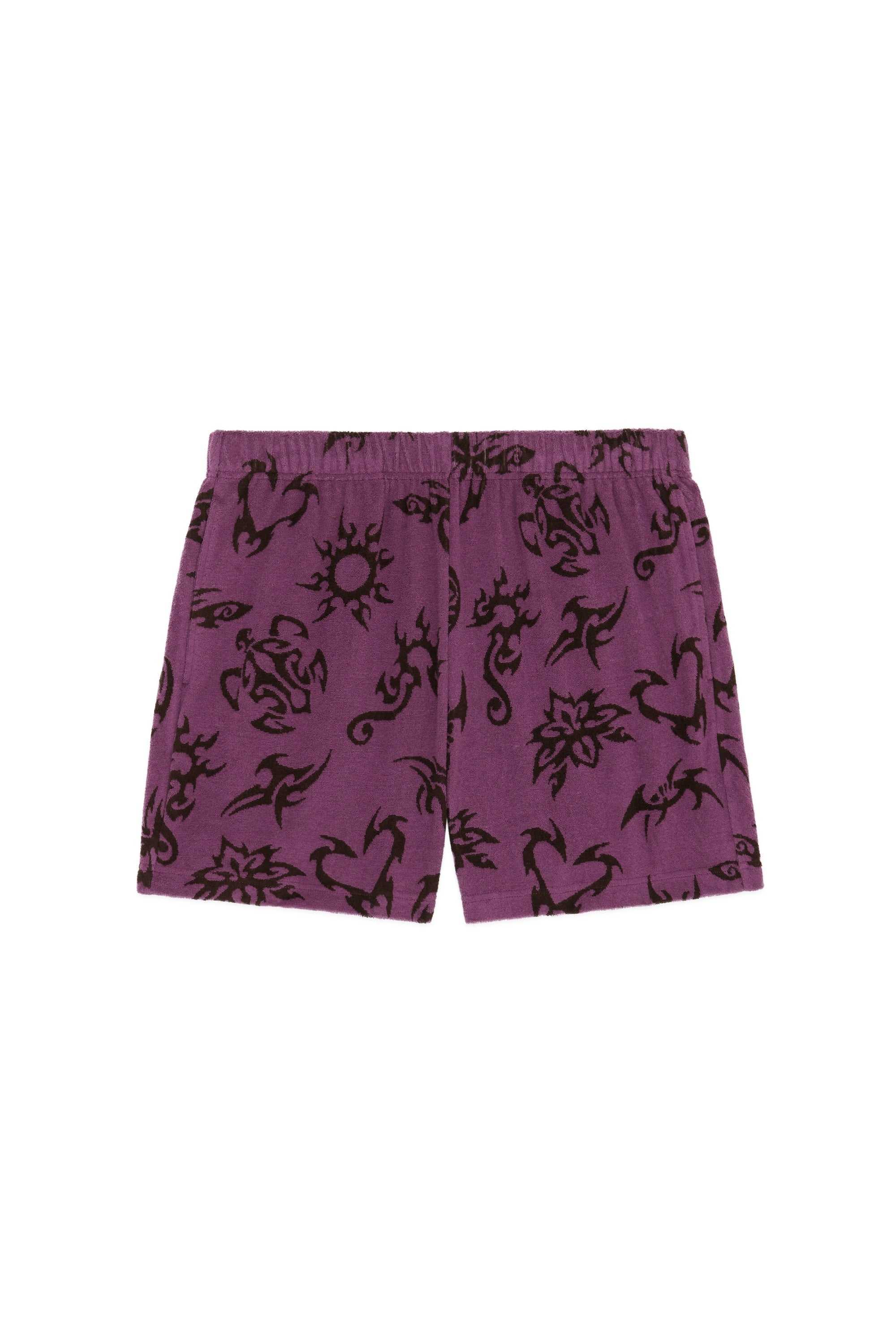 Olive Teddy Fresh Souvenir Terry Shorts | UXIJBH309