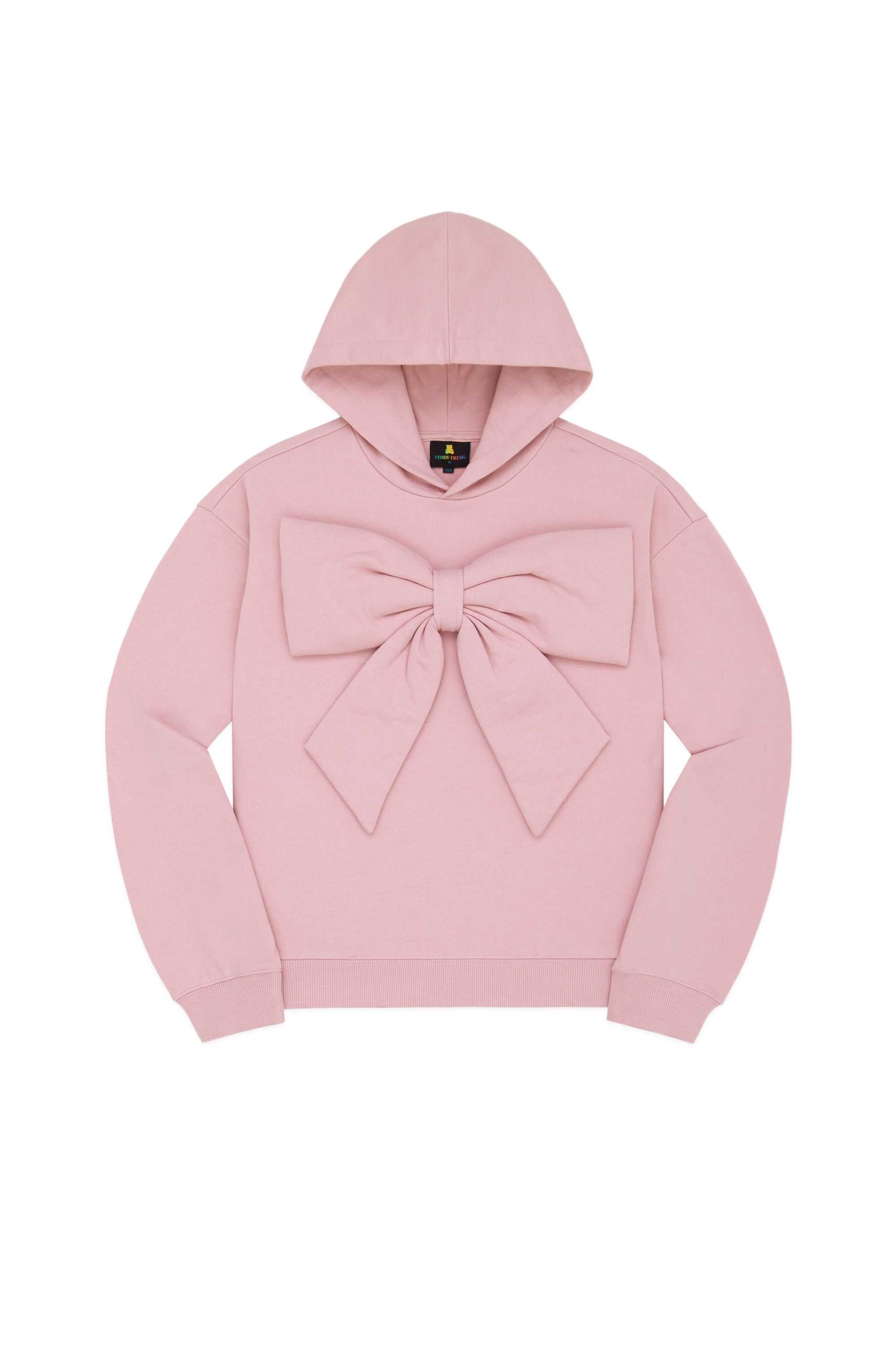 Pink Teddy Fresh Big Bow Hoodie | EJGOWP870