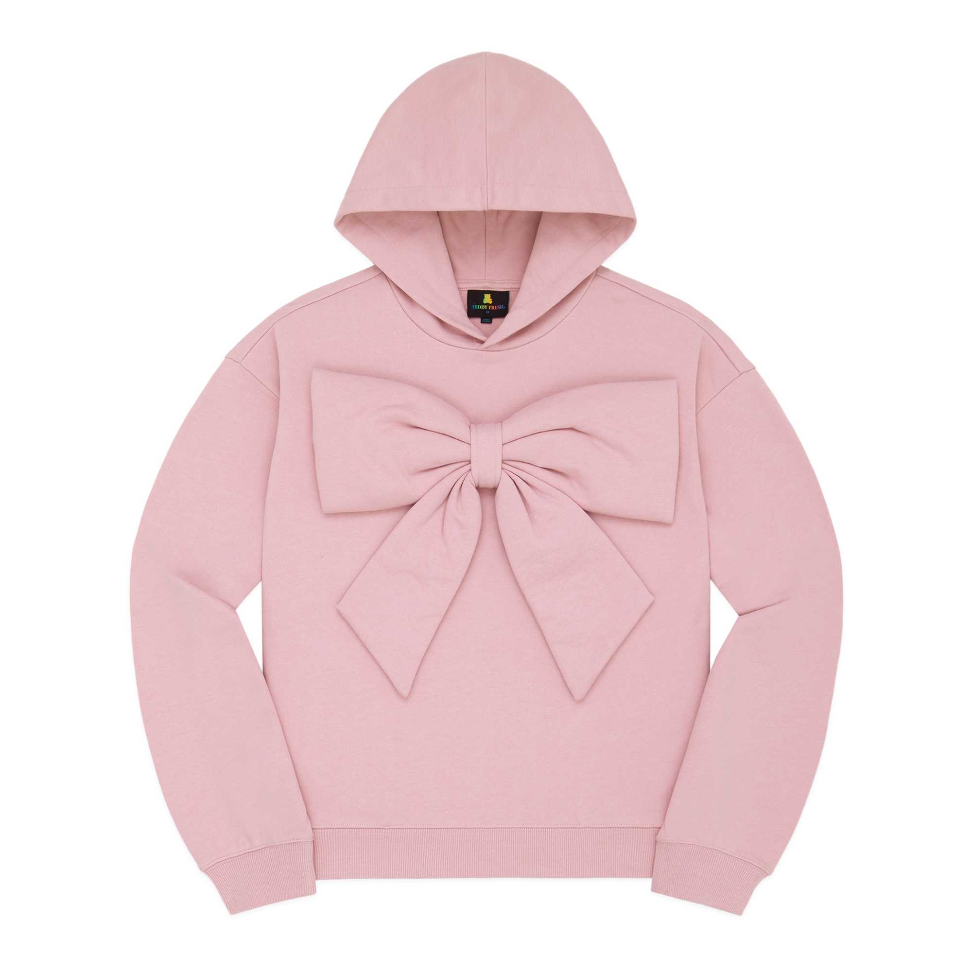 Pink Teddy Fresh Big Bow Hoodie | EJGOWP870