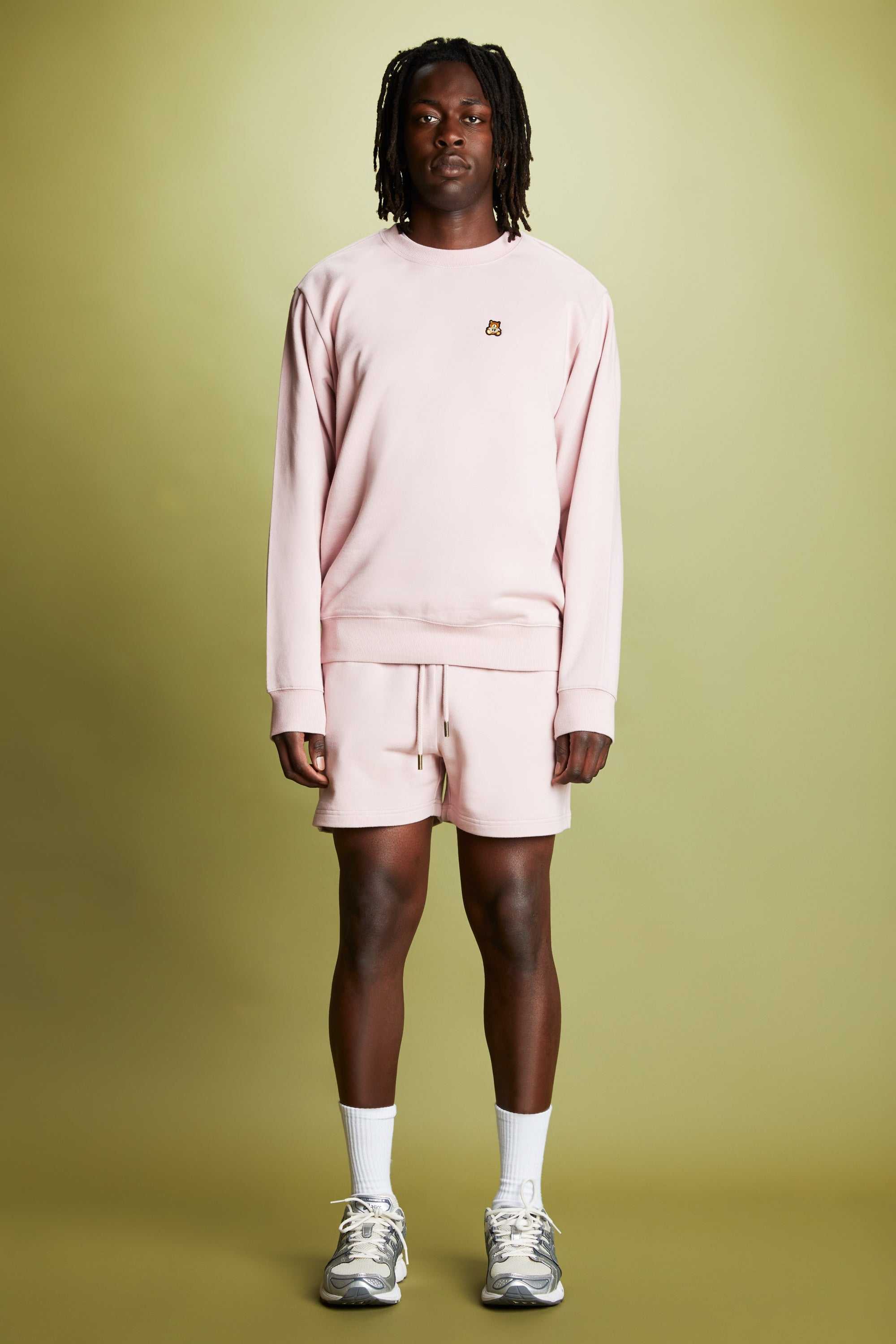 Pink Teddy Fresh Classic Crewneck | PVXKBG013