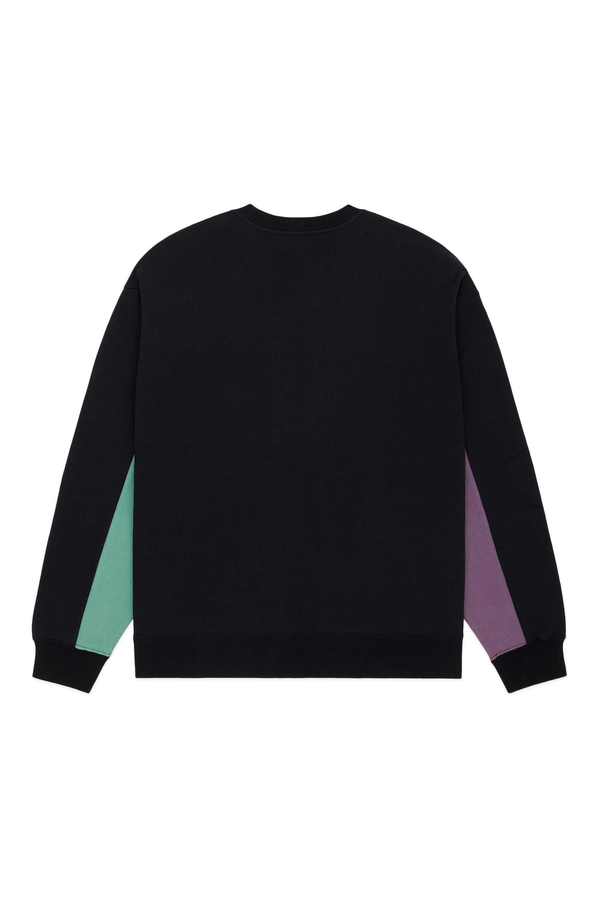 Pink Teddy Fresh Rib Block Crewneck | GHENSV693