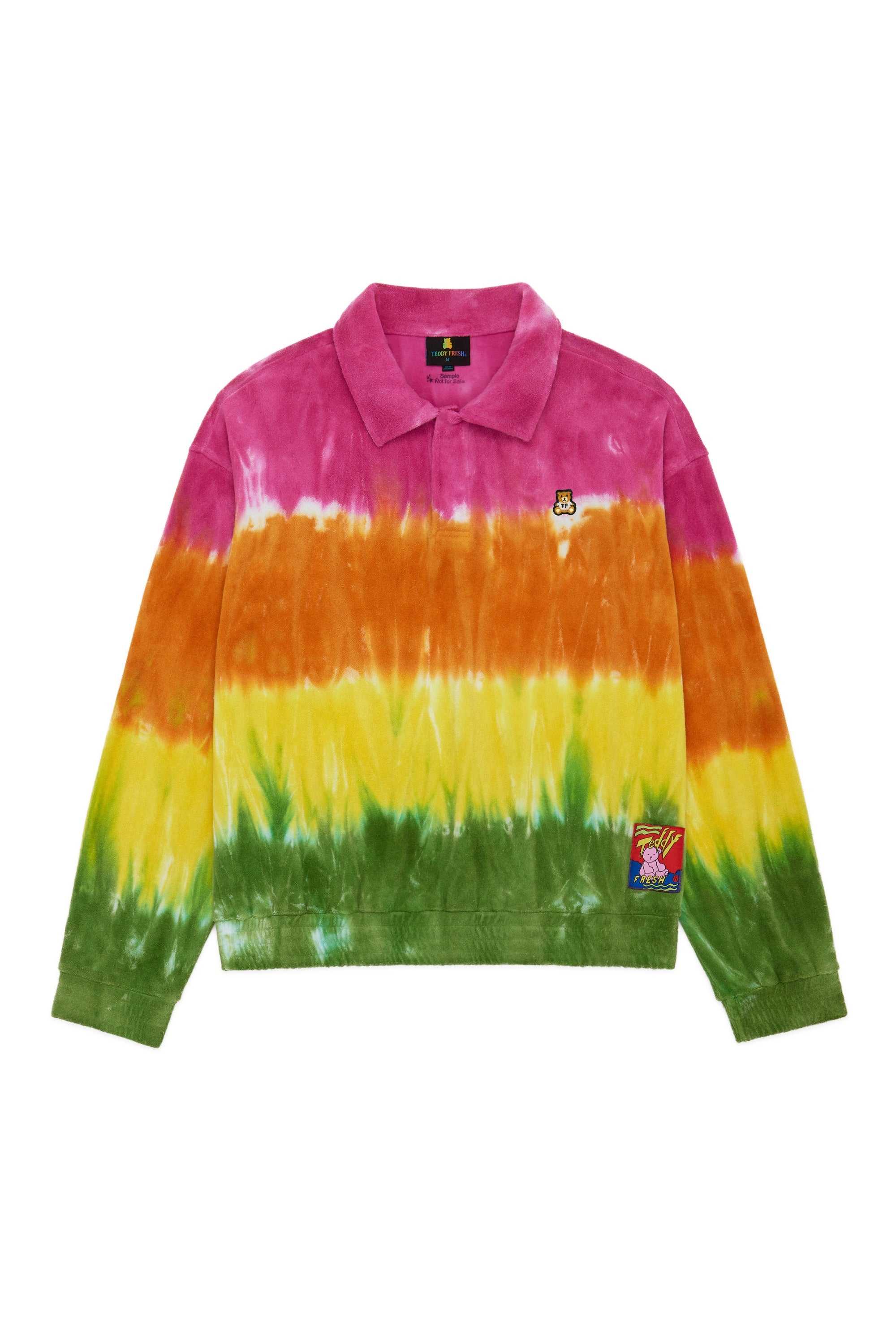 Pink Teddy Fresh Tie Dye Terry Sweatshirt | NHYGRK260