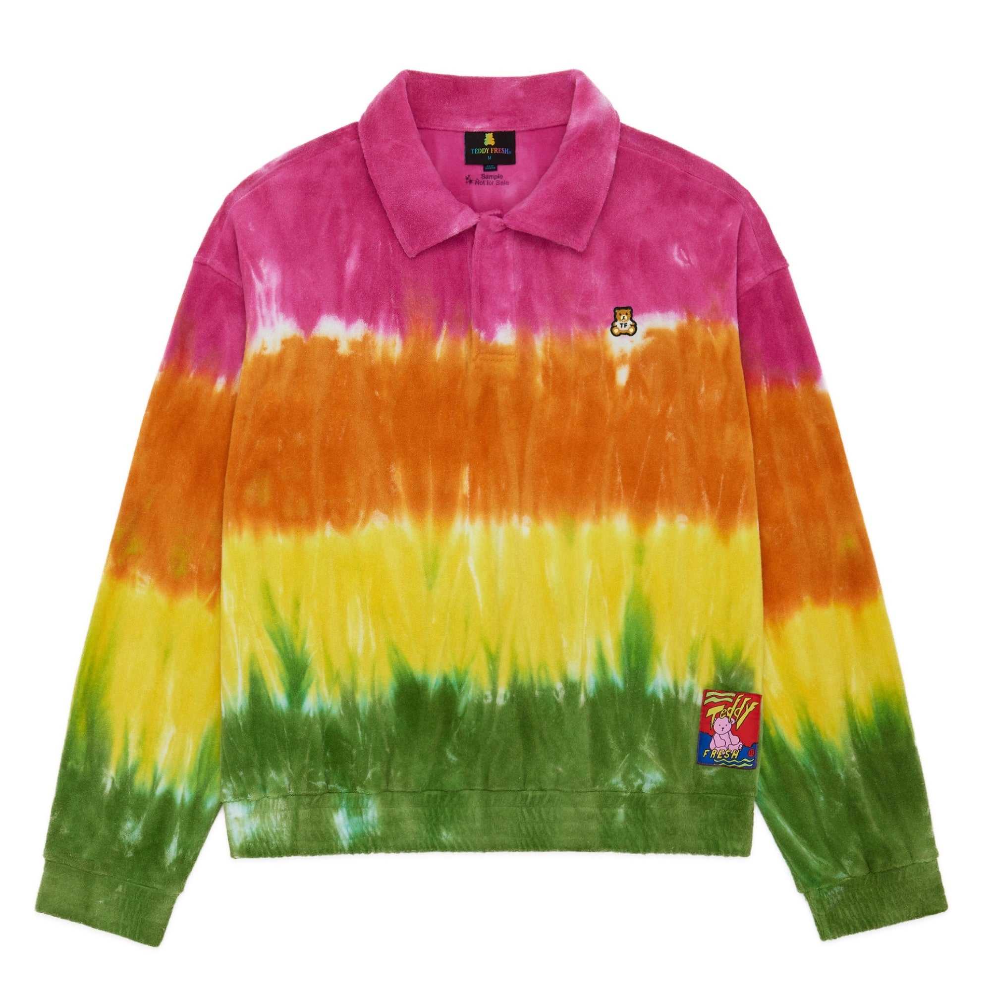 Pink Teddy Fresh Tie Dye Terry Sweatshirt | NHYGRK260