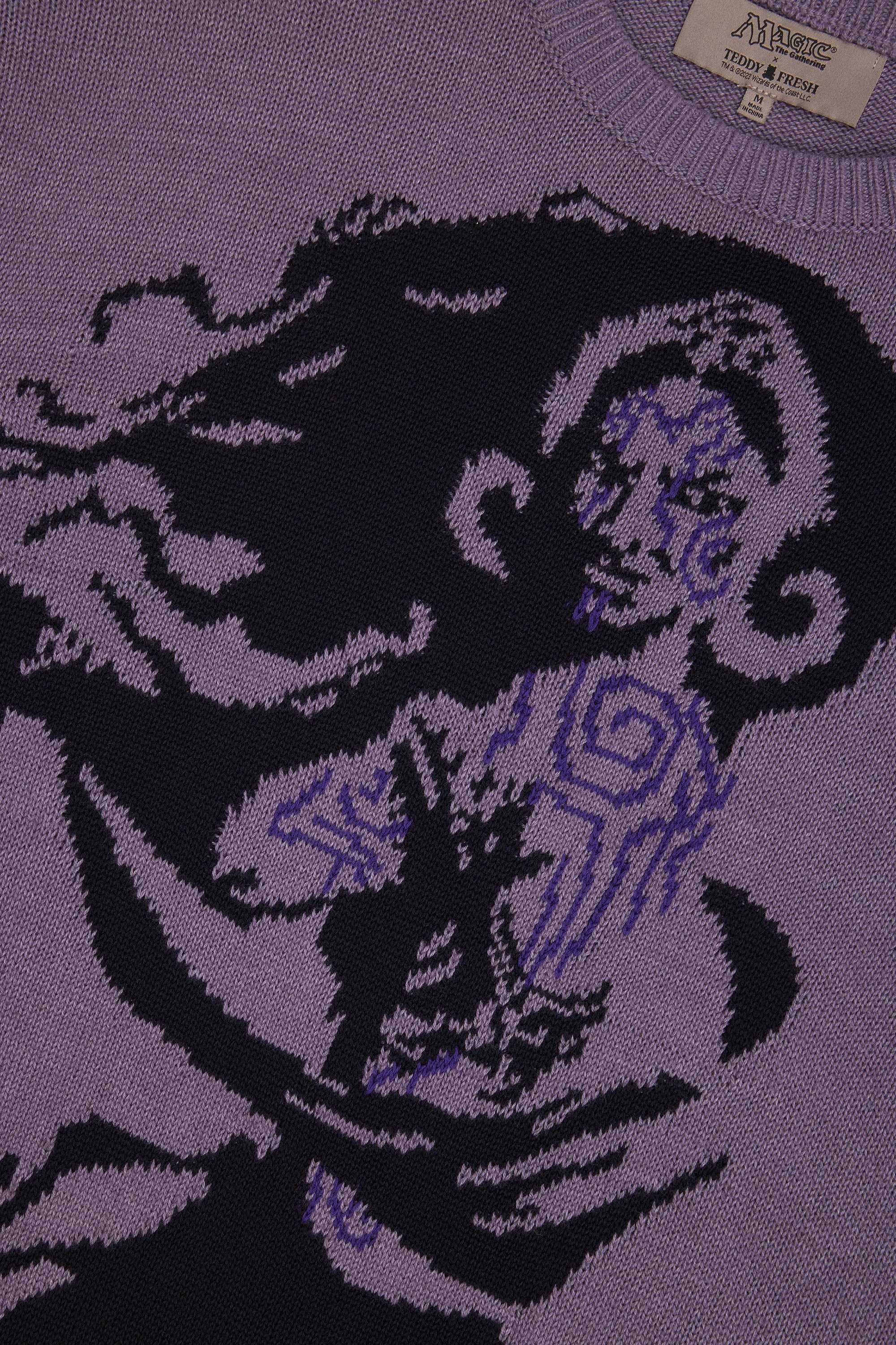 Purple Teddy Fresh TF x Magic: The Gathering Liliana Of The Dark Realms Sweater | USJMCP867