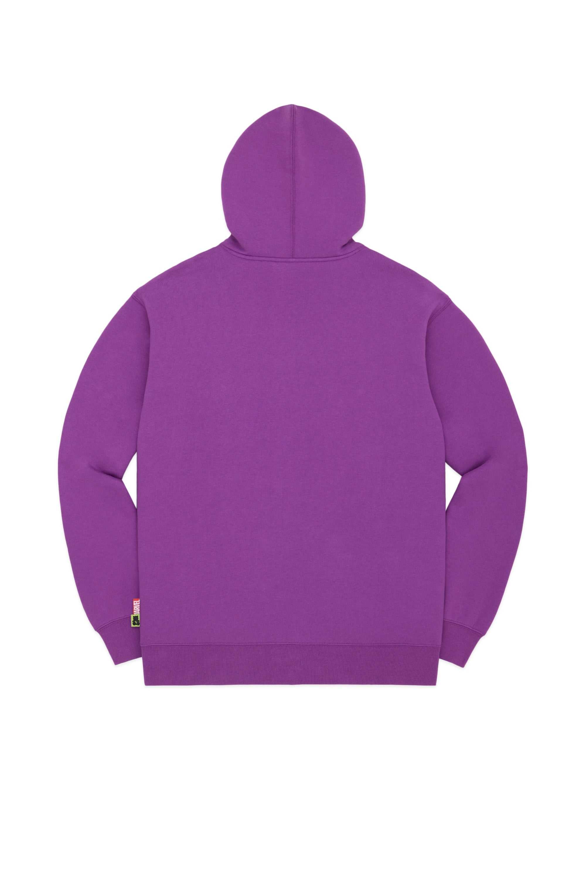 Purple Teddy Fresh TF x Marvel Detailed Embroidery Hulk Hoodie | YUHSZF317