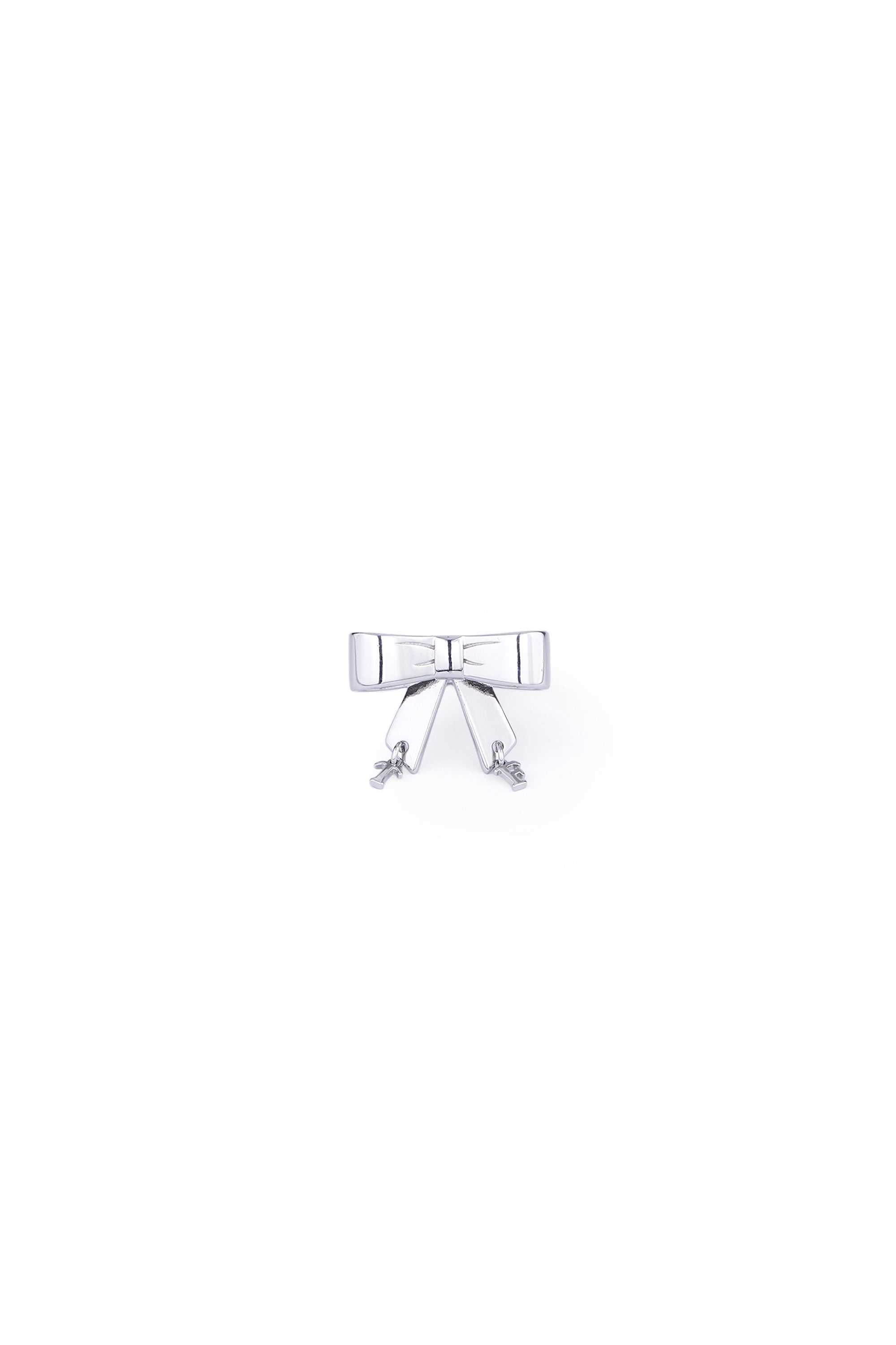 Silver Teddy Fresh Bow Ring | CWGZBA361