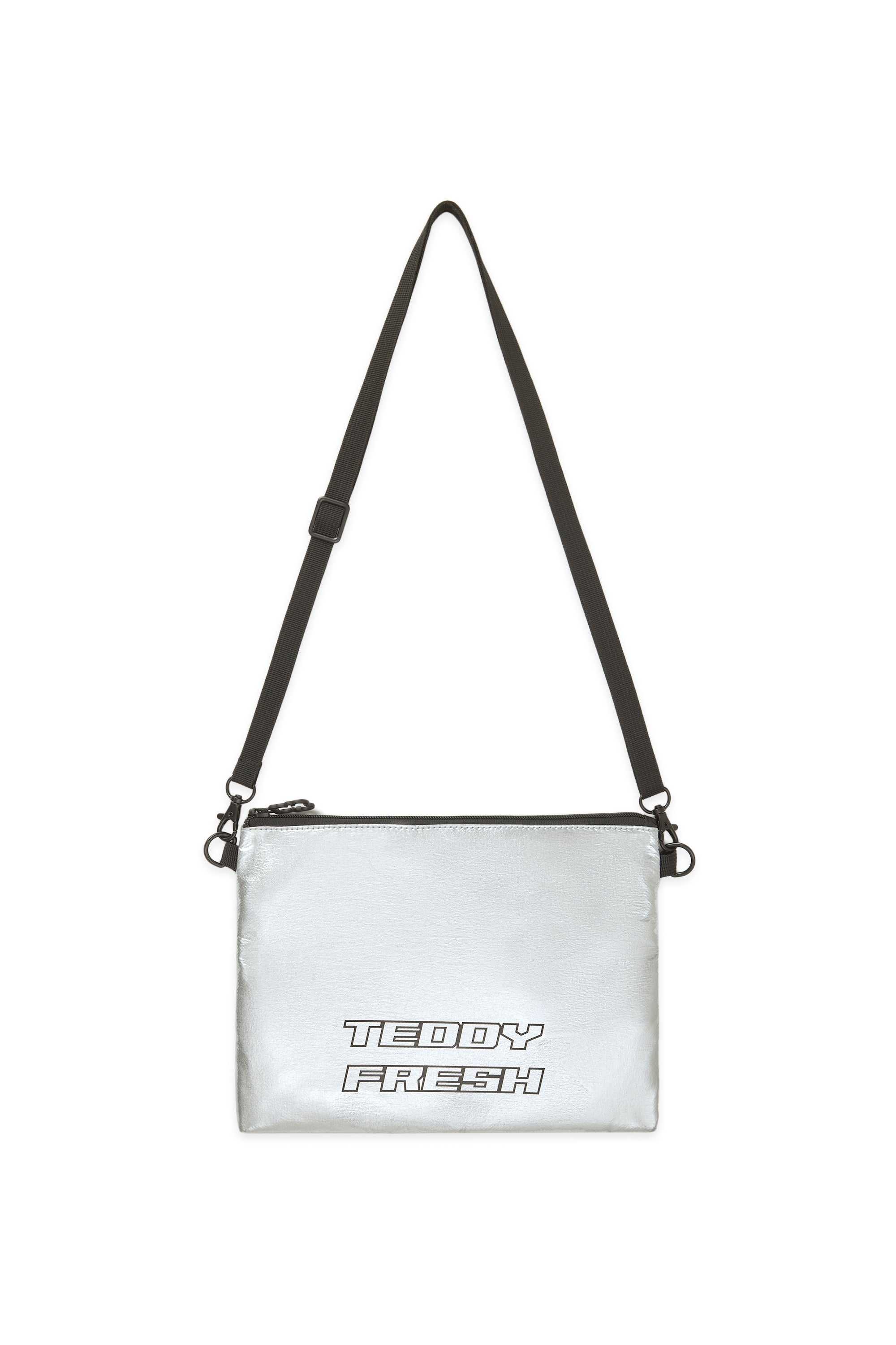 Silver Teddy Fresh Metallic Side Bag | XBYZCK049