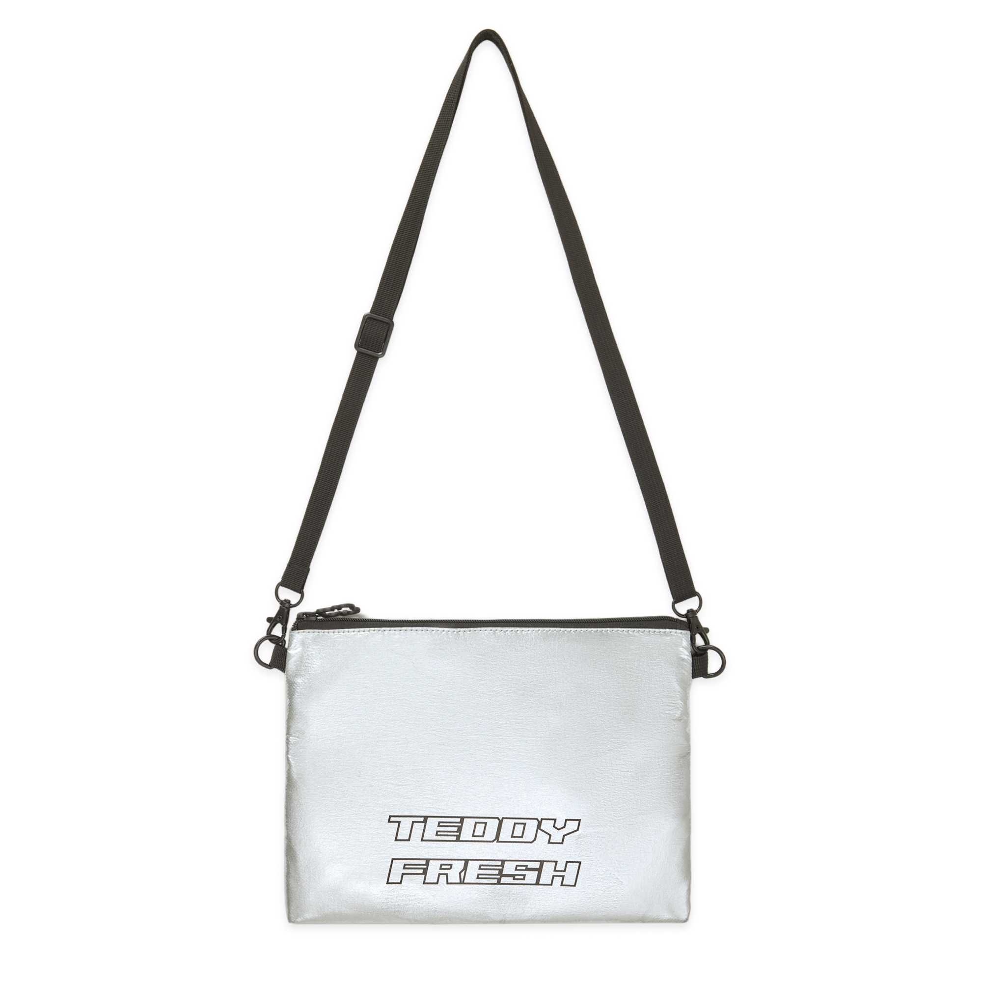 Silver Teddy Fresh Metallic Side Bag | XBYZCK049